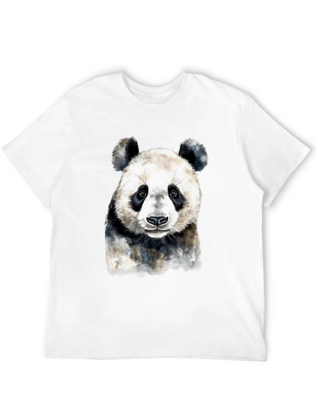 Panda Graphic Tee - Soft Black Cotton T-Shirt