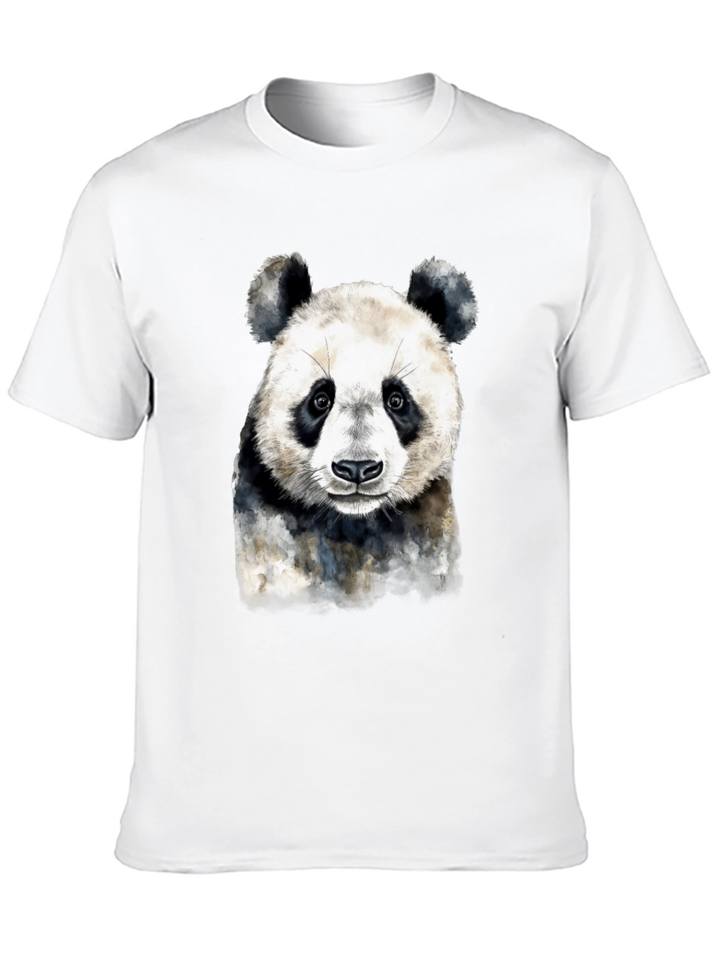 Panda Graphic Tee - Soft Black Cotton T-Shirt