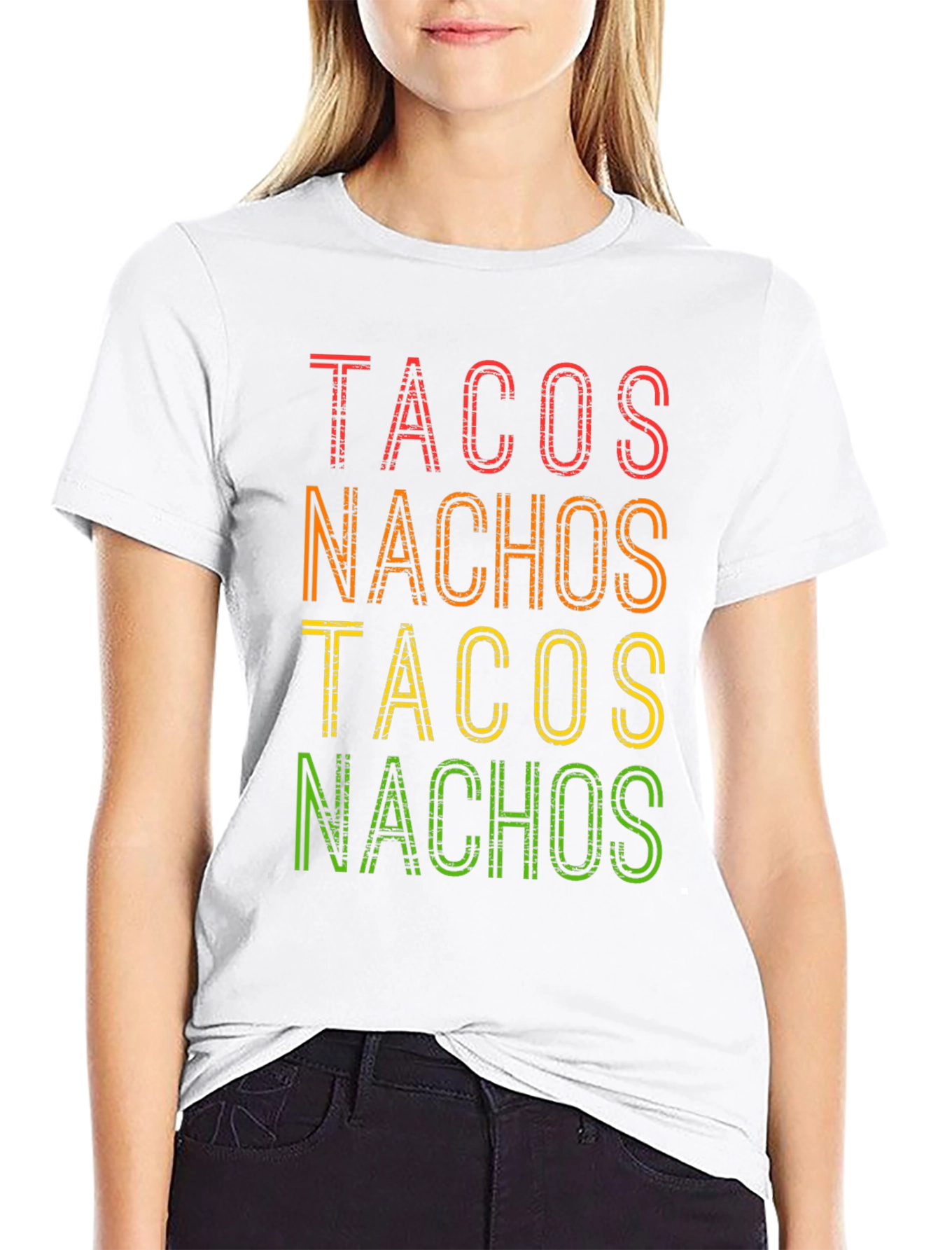 Tacos Nachos Graphic T-Shirt -  Foodie Fun!