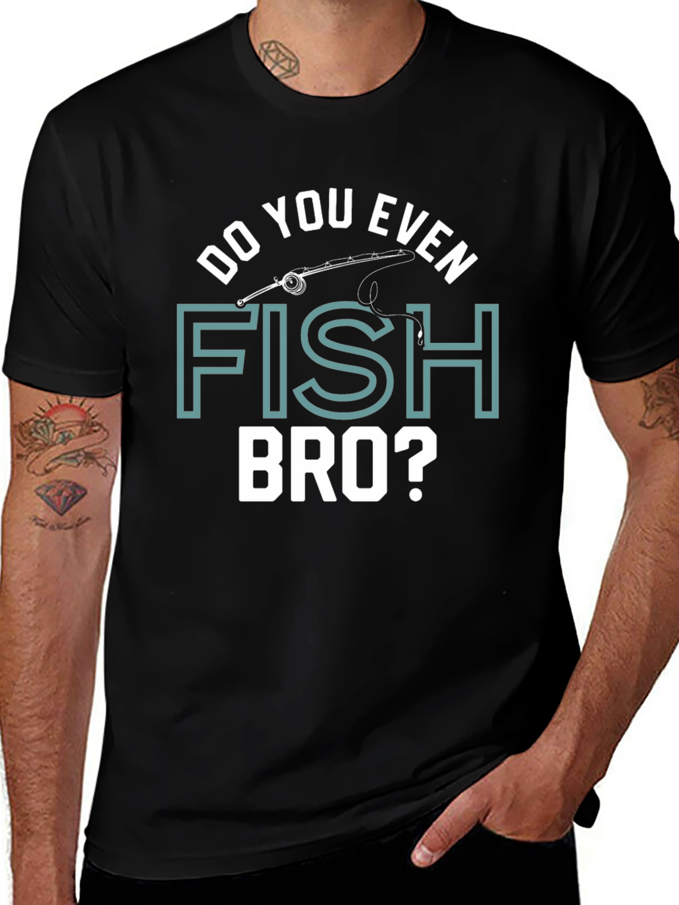 Funny Fishing T-Shirt - Do You Even Fish Bro? Humor Tee