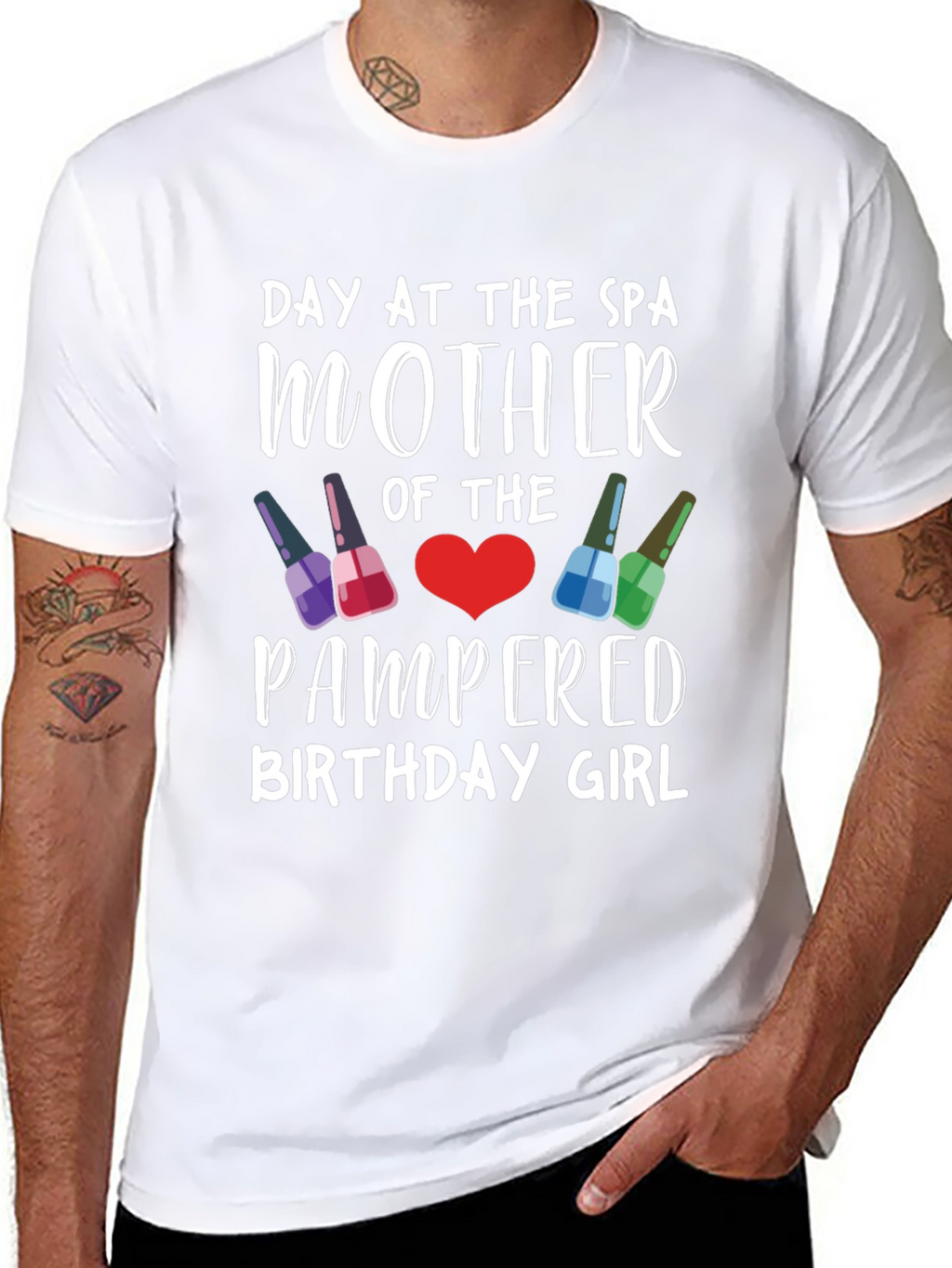 Day At The Spa Mother Birthday Girl T-Shirt