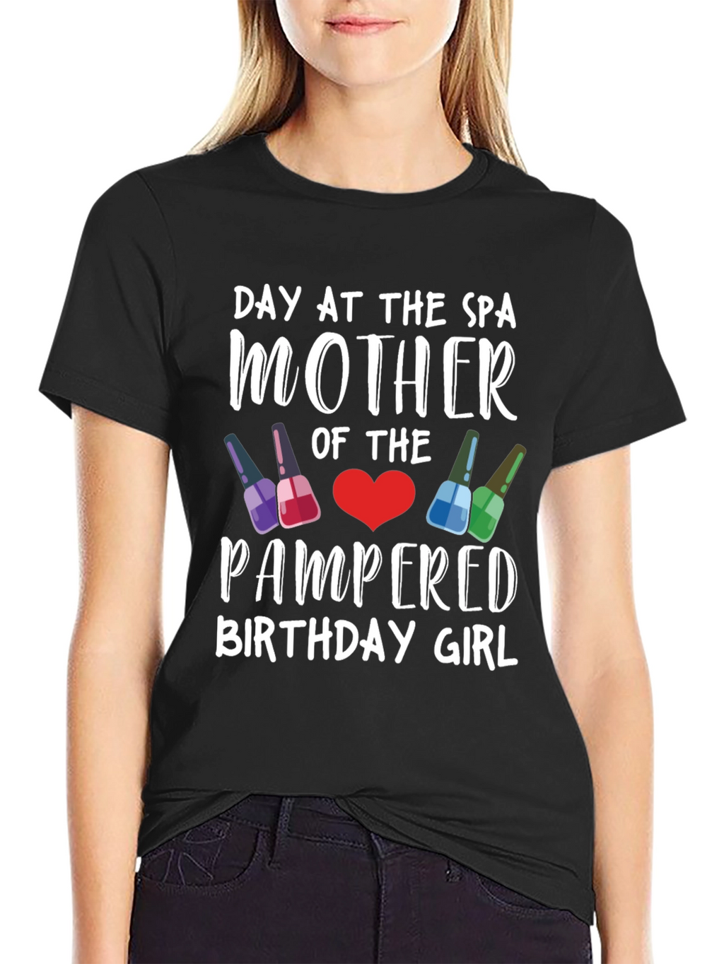 Day At The Spa Mother Birthday Girl T-Shirt