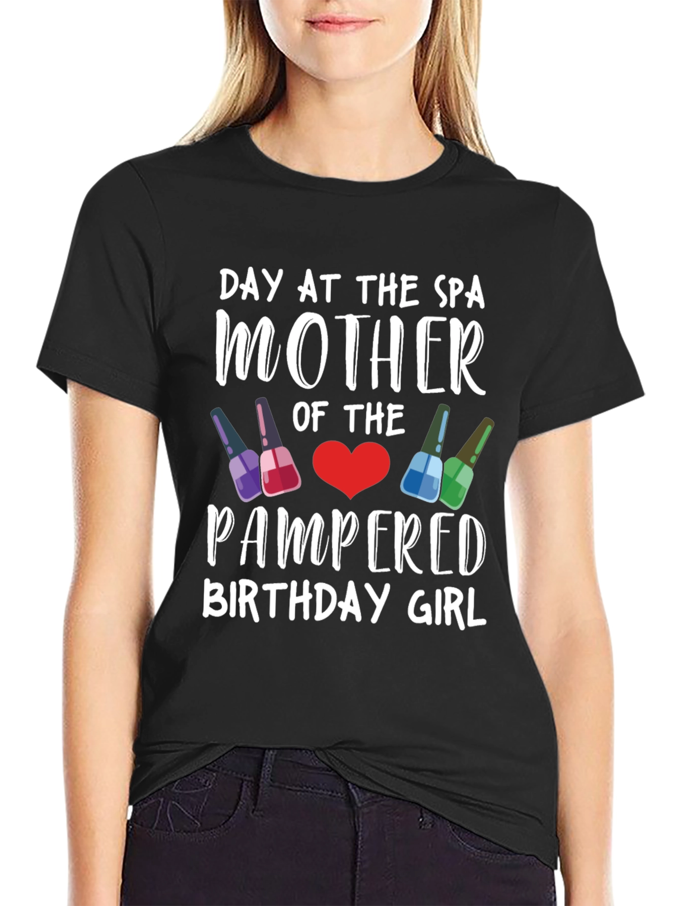 Day At The Spa Mother Birthday Girl T-Shirt