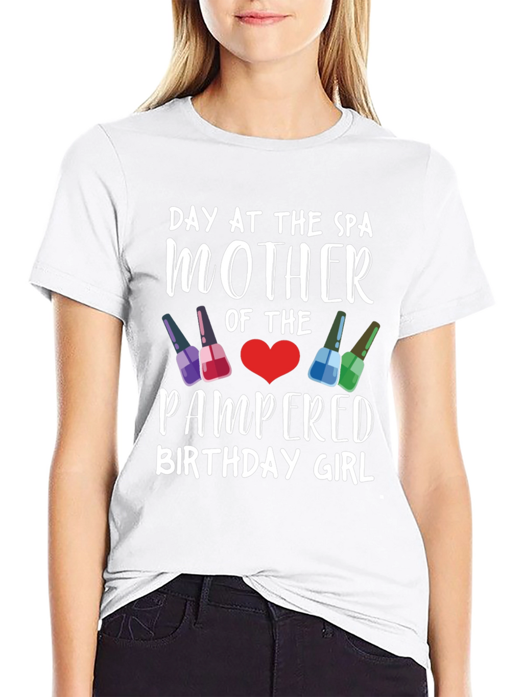Day At The Spa Mother Birthday Girl T-Shirt