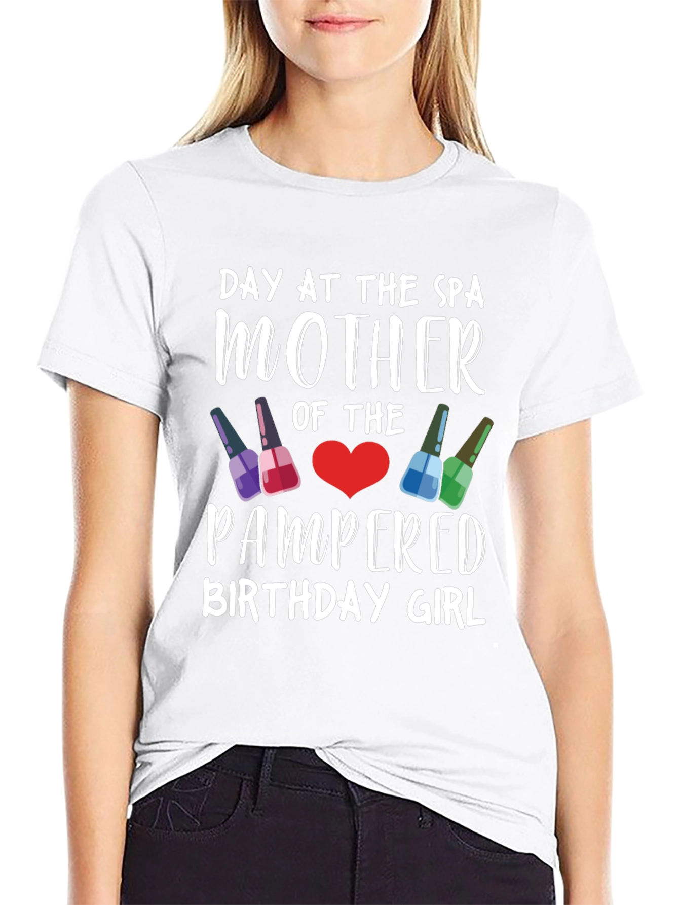 Day At The Spa Mother Birthday Girl T-Shirt
