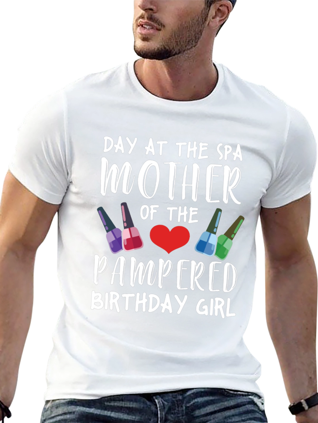 Day At The Spa Mother Birthday Girl T-Shirt
