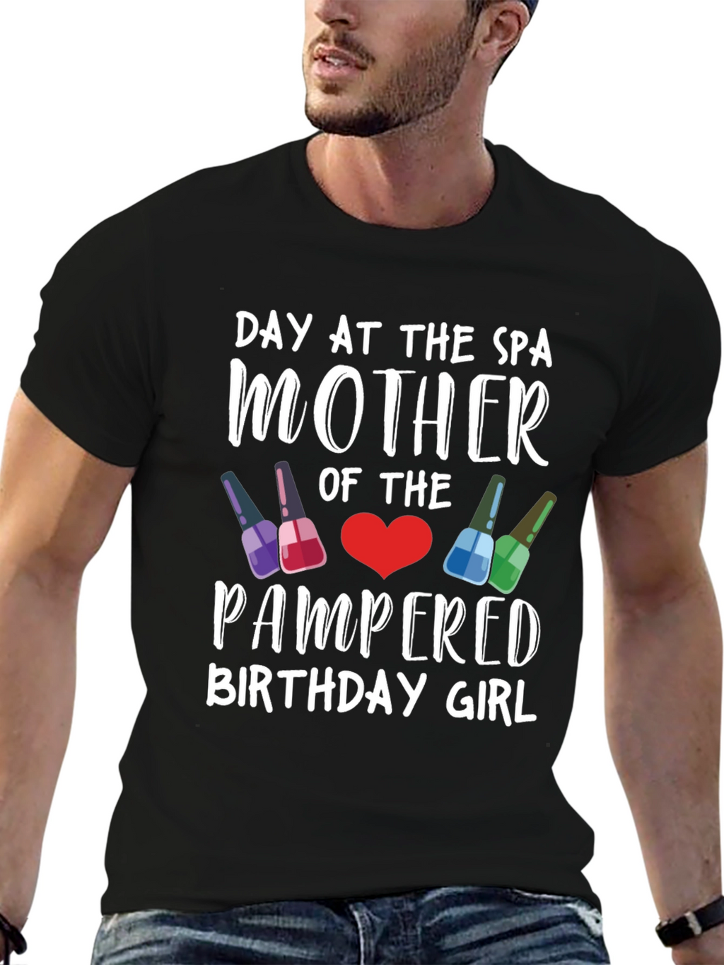 Day At The Spa Mother Birthday Girl T-Shirt