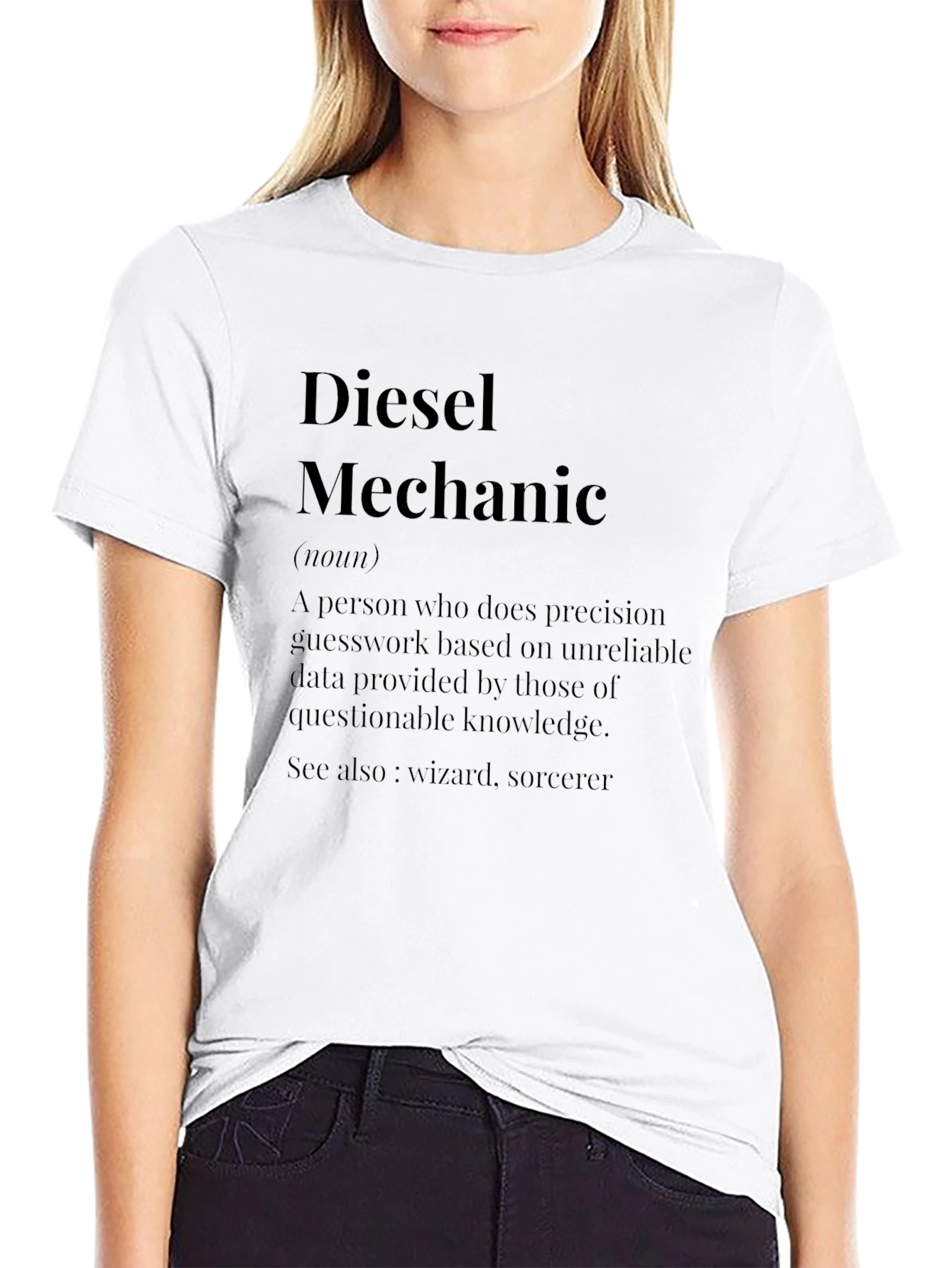 Diesel Mechanic Definition T-Shirt - Funny Job Tee