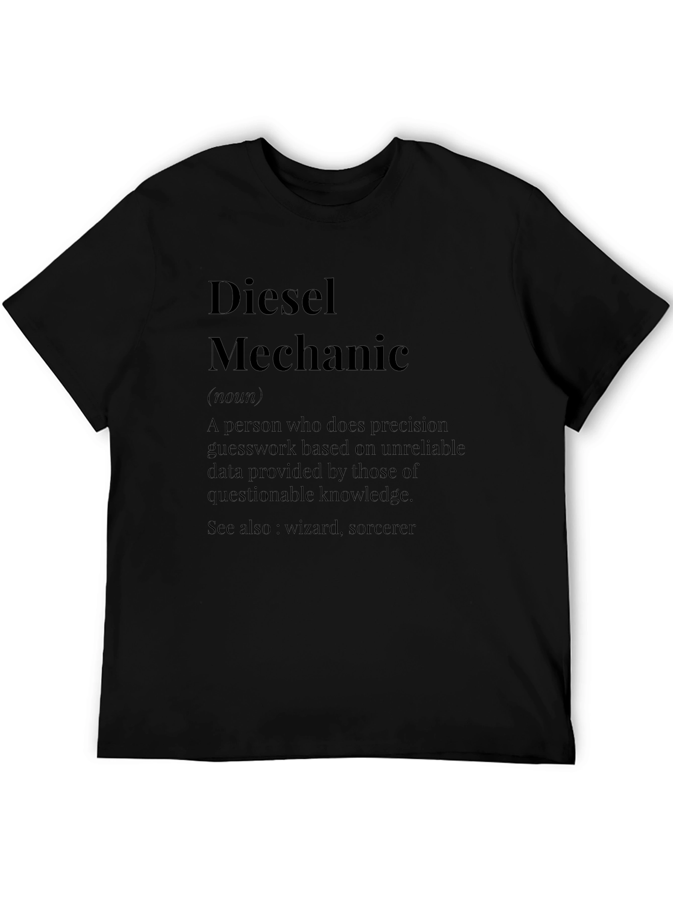 Diesel Mechanic Definition T-Shirt - Funny Job Tee
