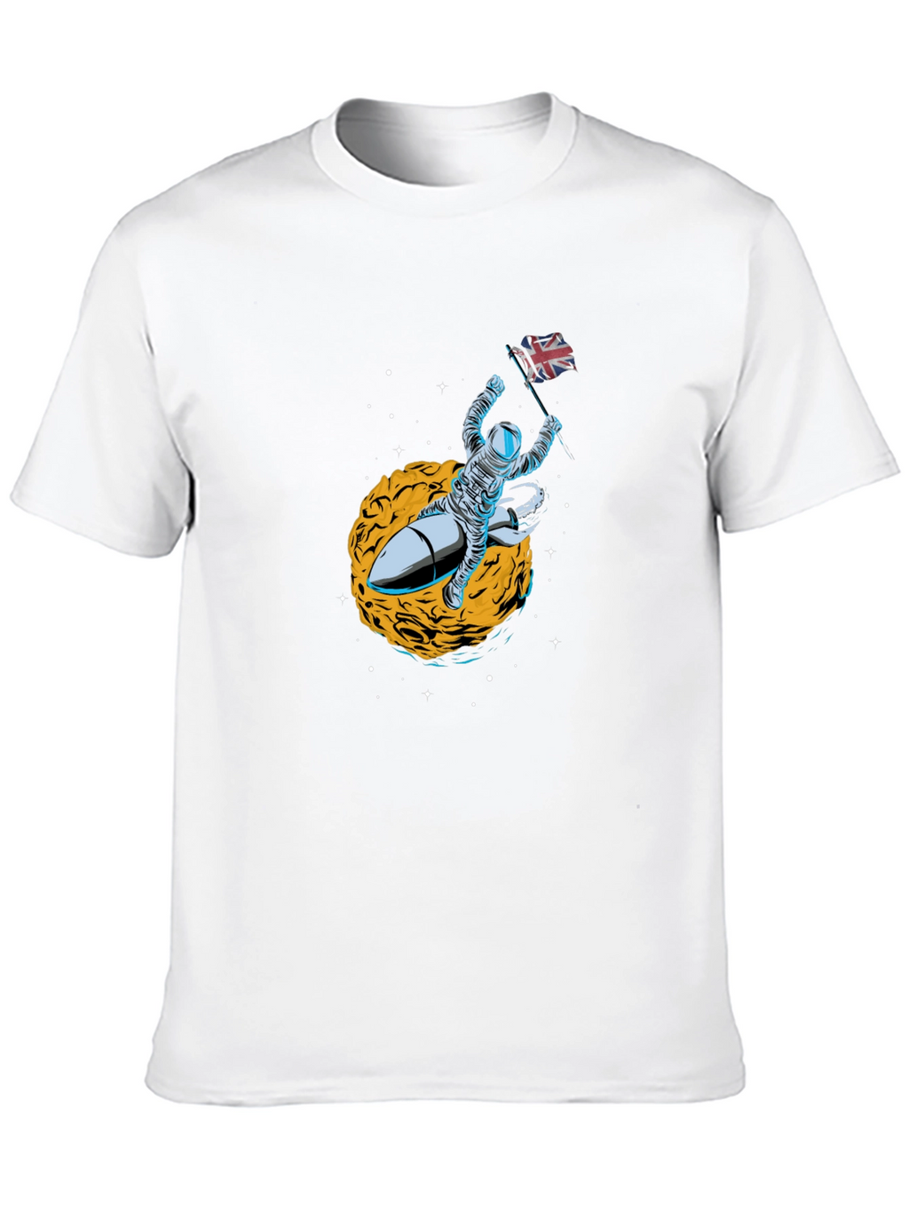 Astronaut Rocket Union Jack T-Shirt