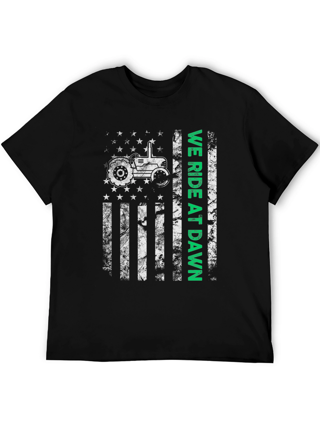 We Ride at Dawn Tractor Graphic T-Shirt