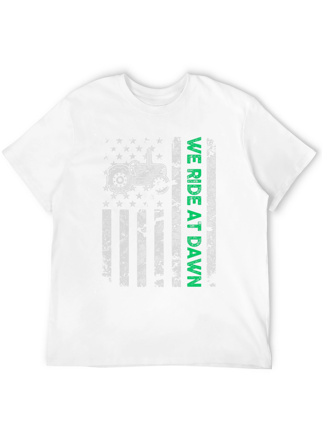 We Ride at Dawn Tractor Graphic T-Shirt