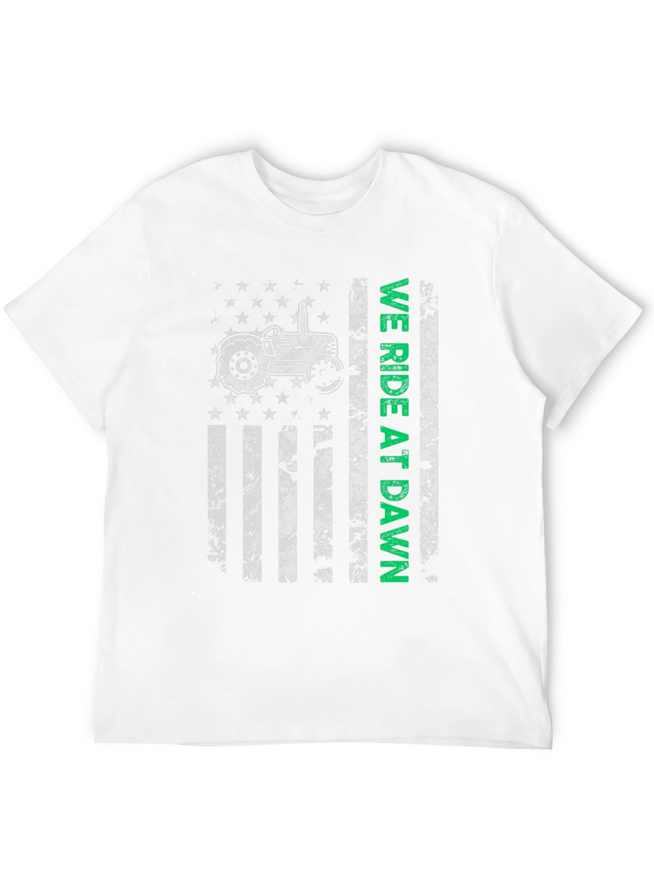 We Ride at Dawn Tractor Graphic T-Shirt
