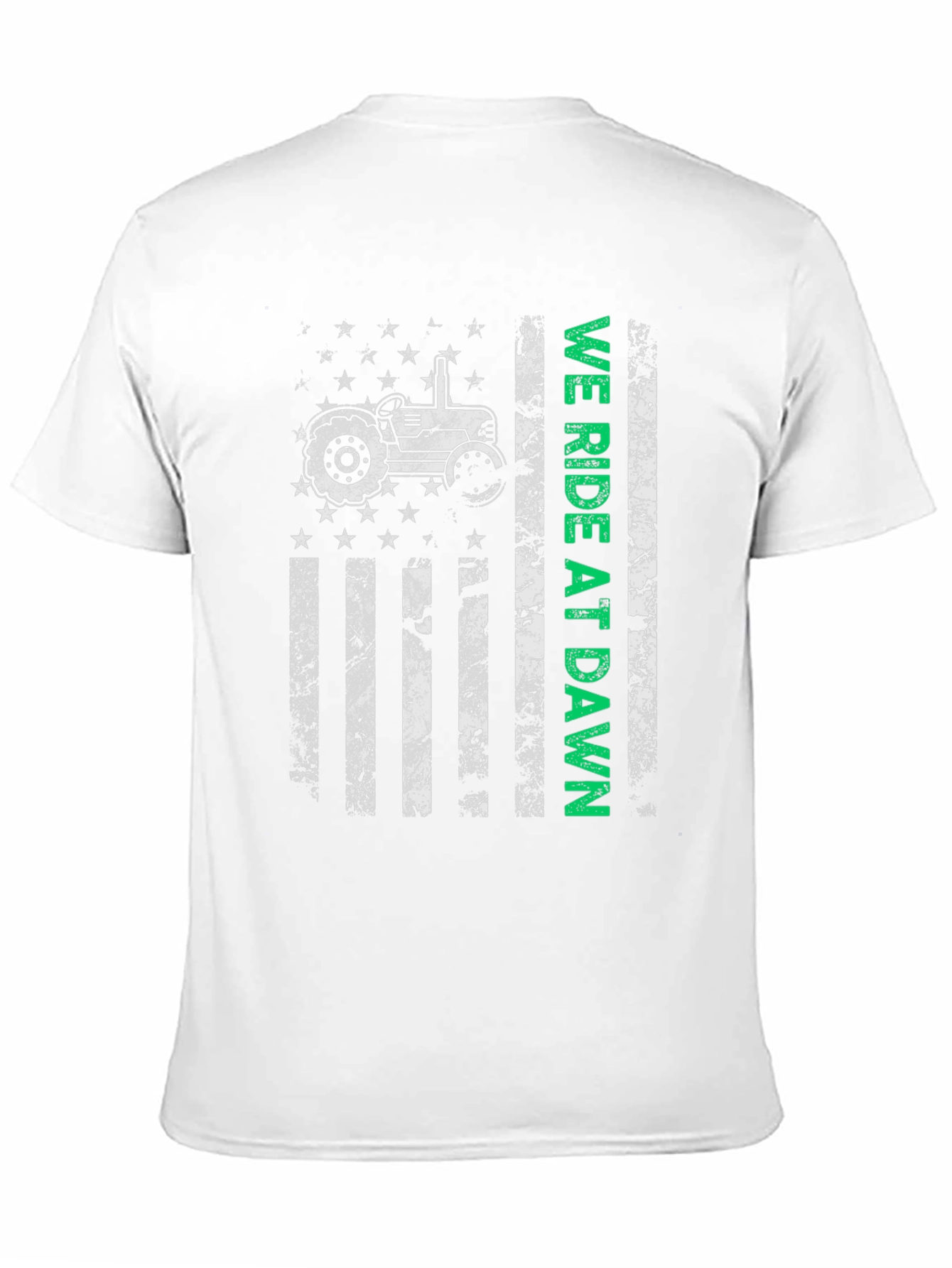 We Ride at Dawn Tractor Graphic T-Shirt