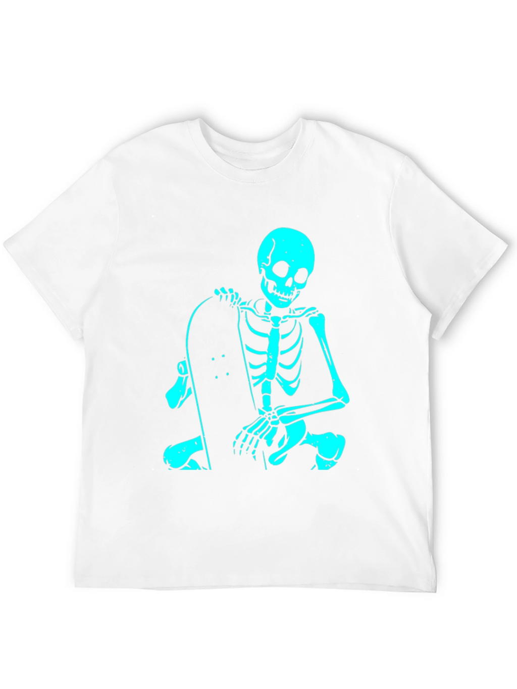 Skeleton Skateboarder Black T-Shirt