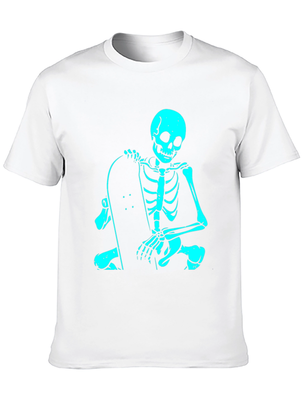 Skeleton Skateboarder Black T-Shirt