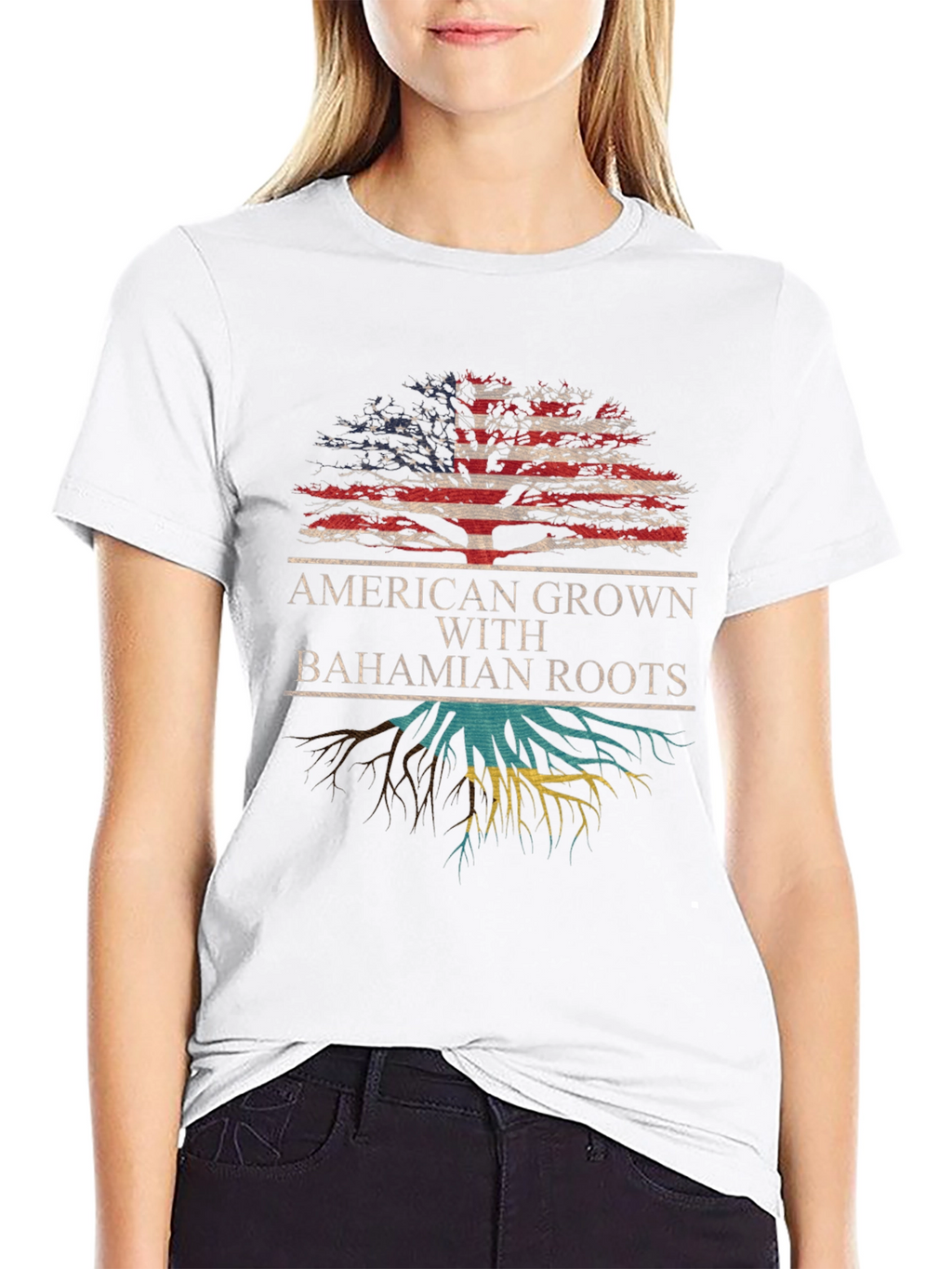 American Grown with Bahamian Roots T-Shirt