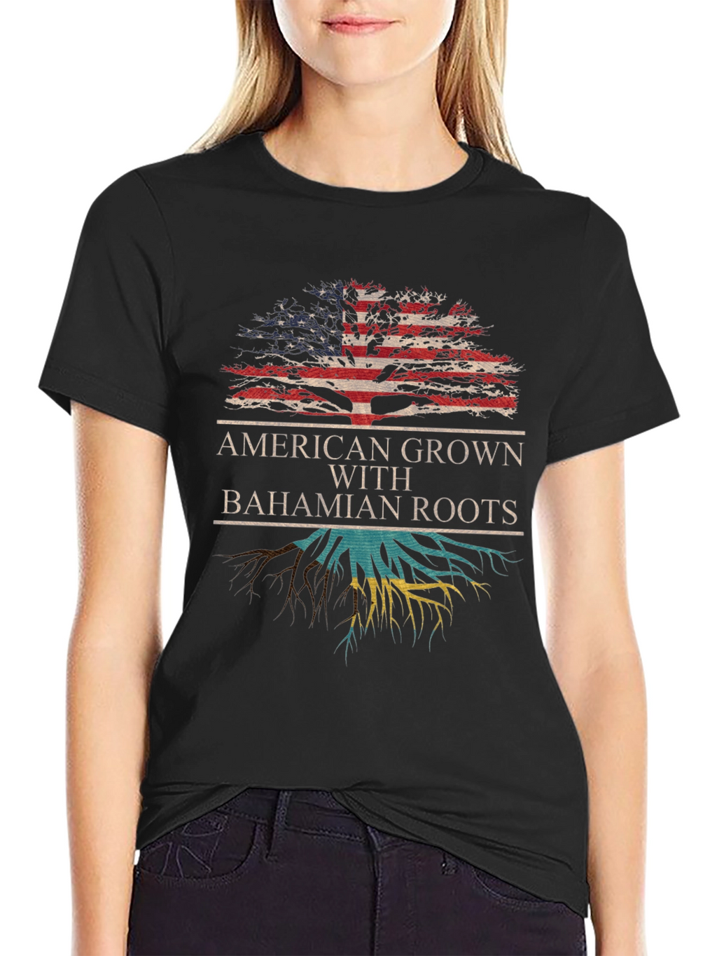American Grown with Bahamian Roots T-Shirt