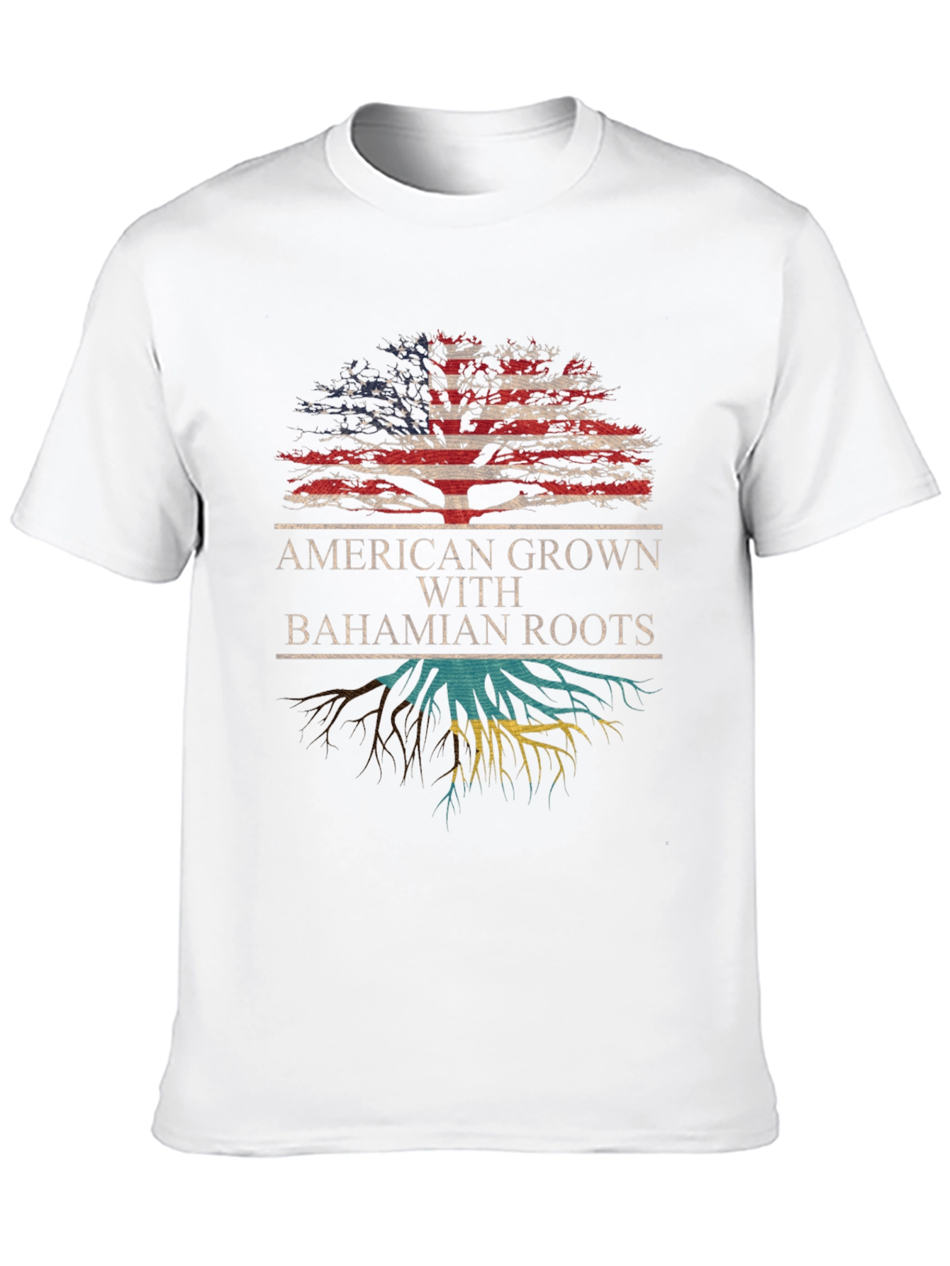 American Grown with Bahamian Roots T-Shirt
