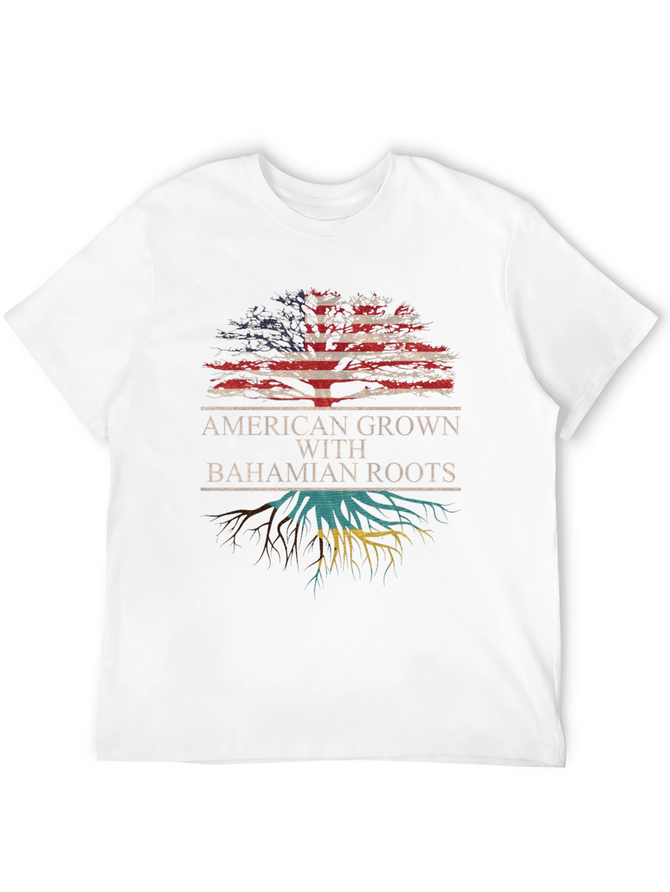 American Grown with Bahamian Roots T-Shirt