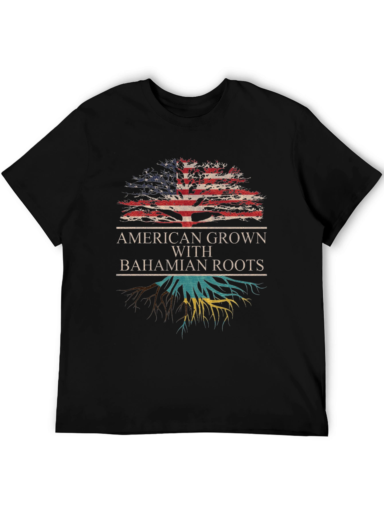 American Grown with Bahamian Roots T-Shirt