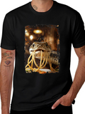 Snake Eating Spaghetti Graphic Tee