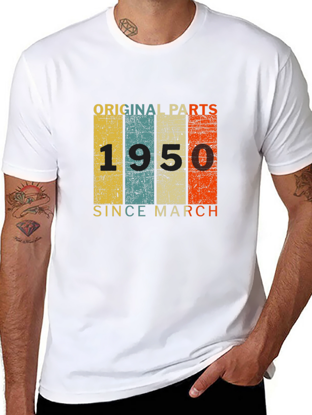 Original Parts 1950 Since March T-Shirt