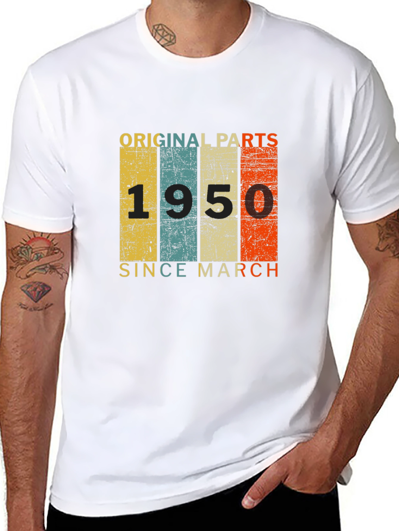 Original Parts 1950 Since March T-Shirt