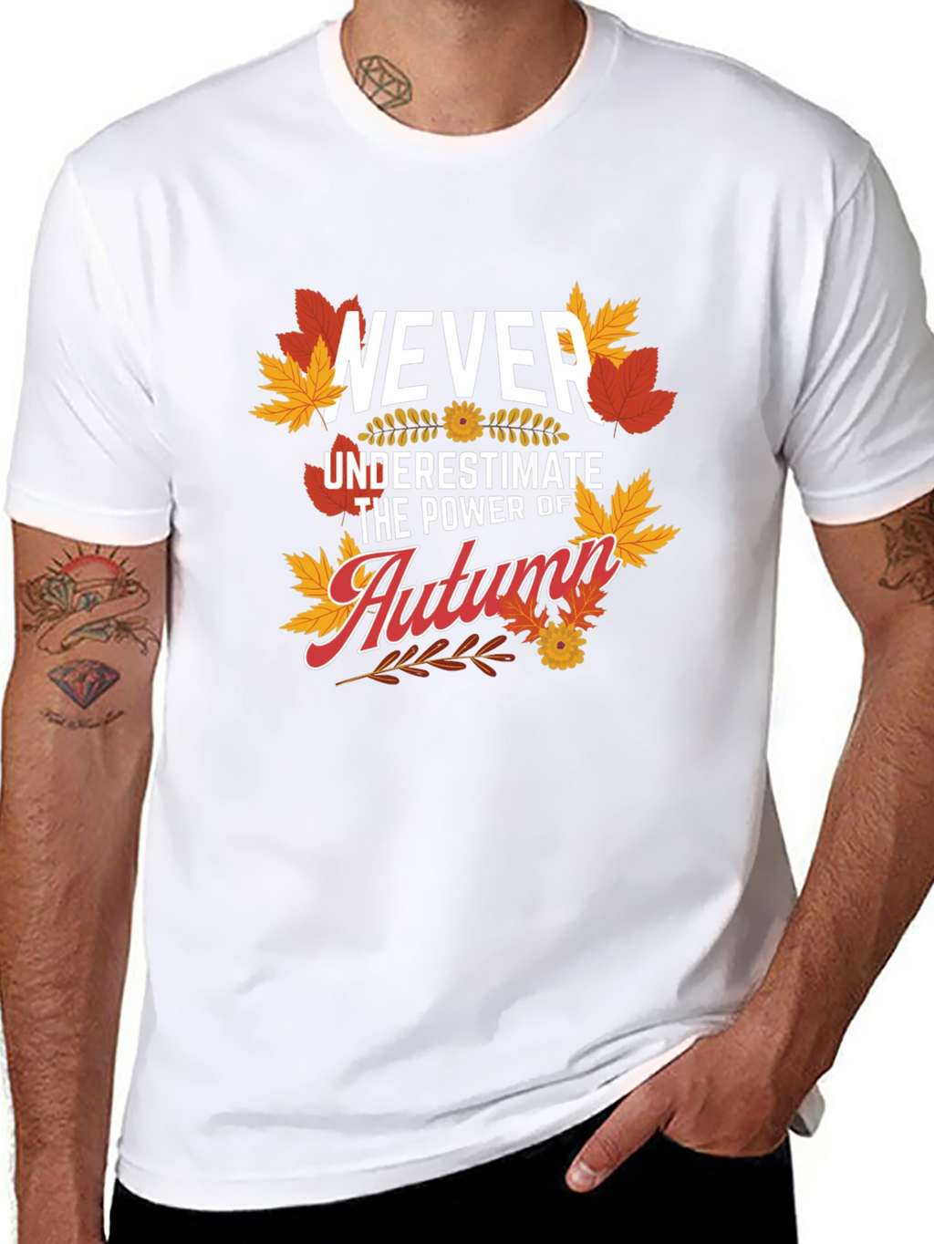 Never Underestimate The Power Of Autumn T-Shirt