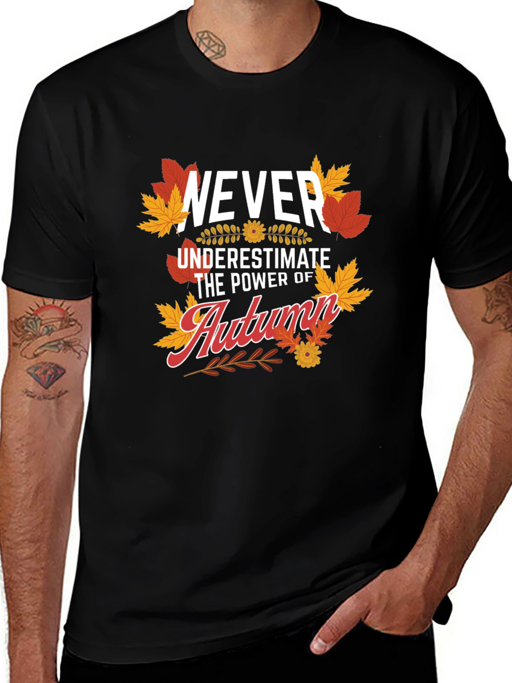 Never Underestimate The Power Of Autumn T-Shirt