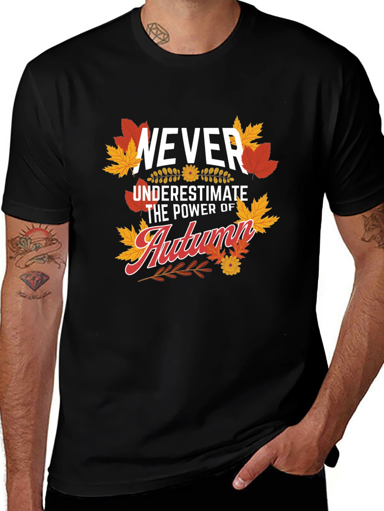 Never Underestimate The Power Of Autumn T-Shirt