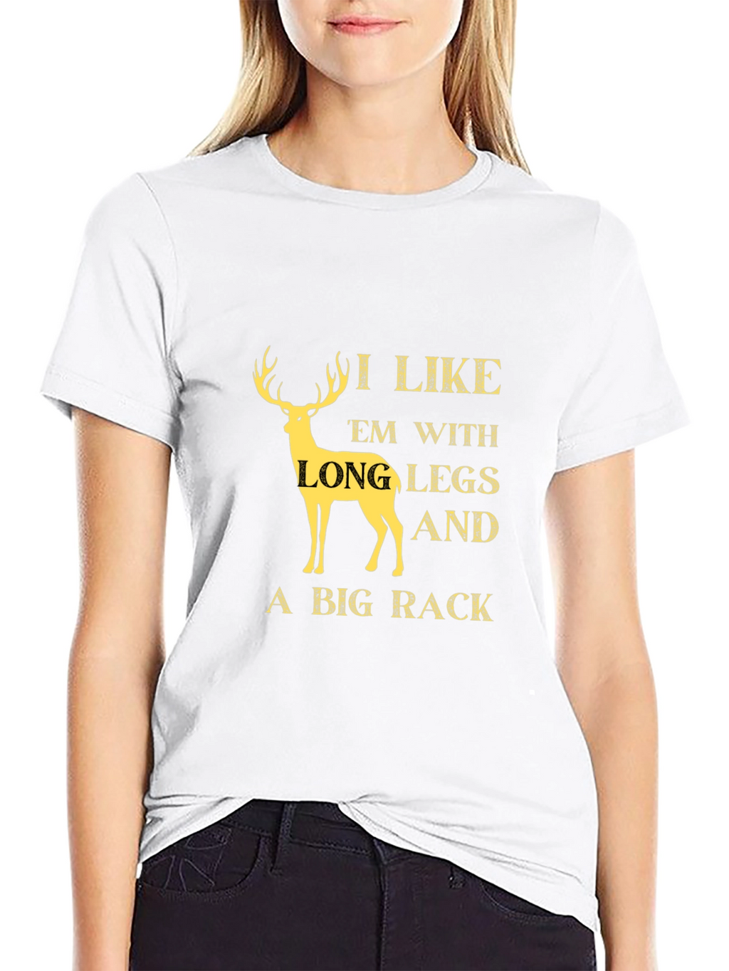 I Like Em Long Legs Big Rack T-Shirt