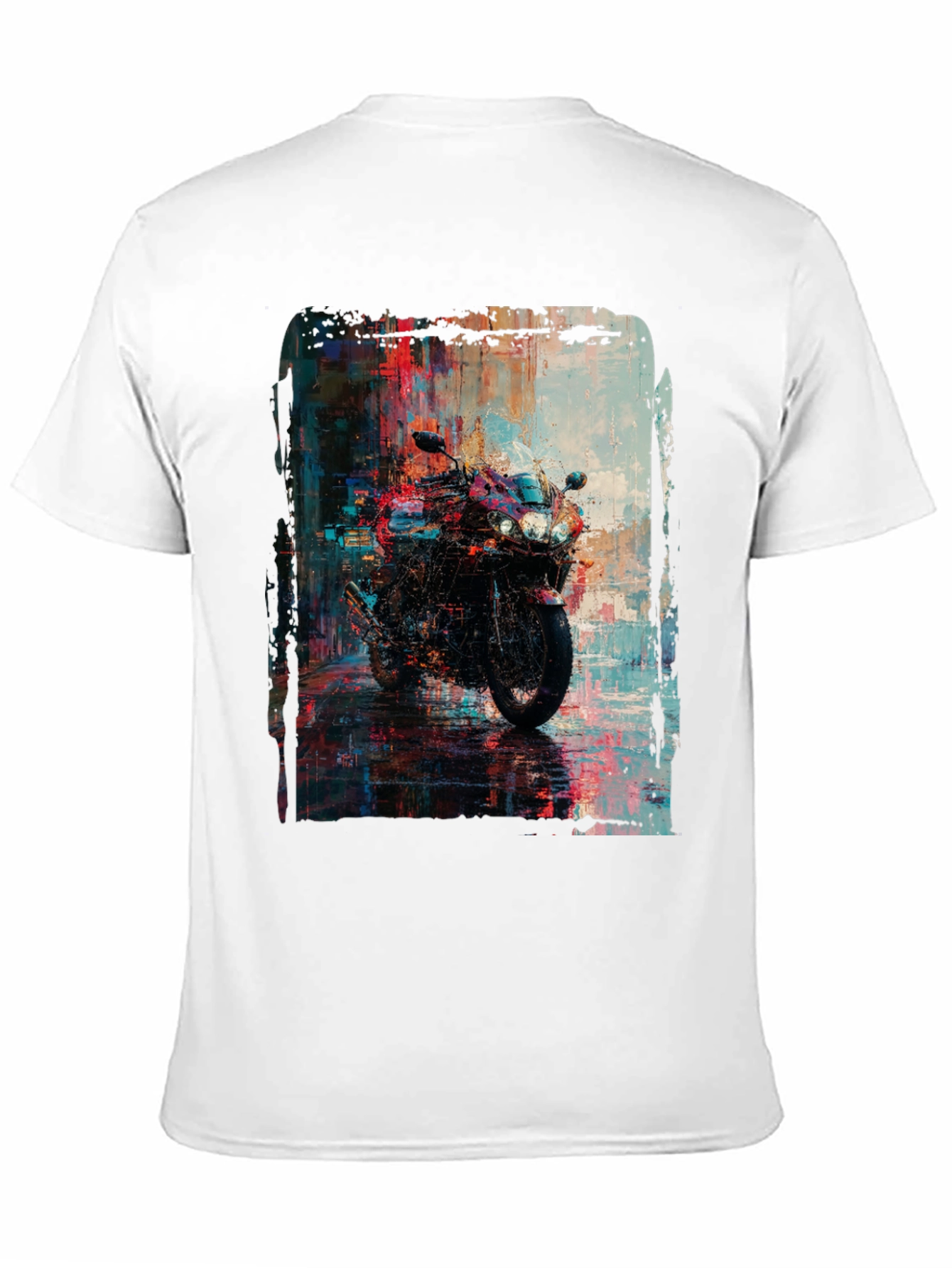 Motorcycle Graphic Tee - Urban Style Black T-Shirt