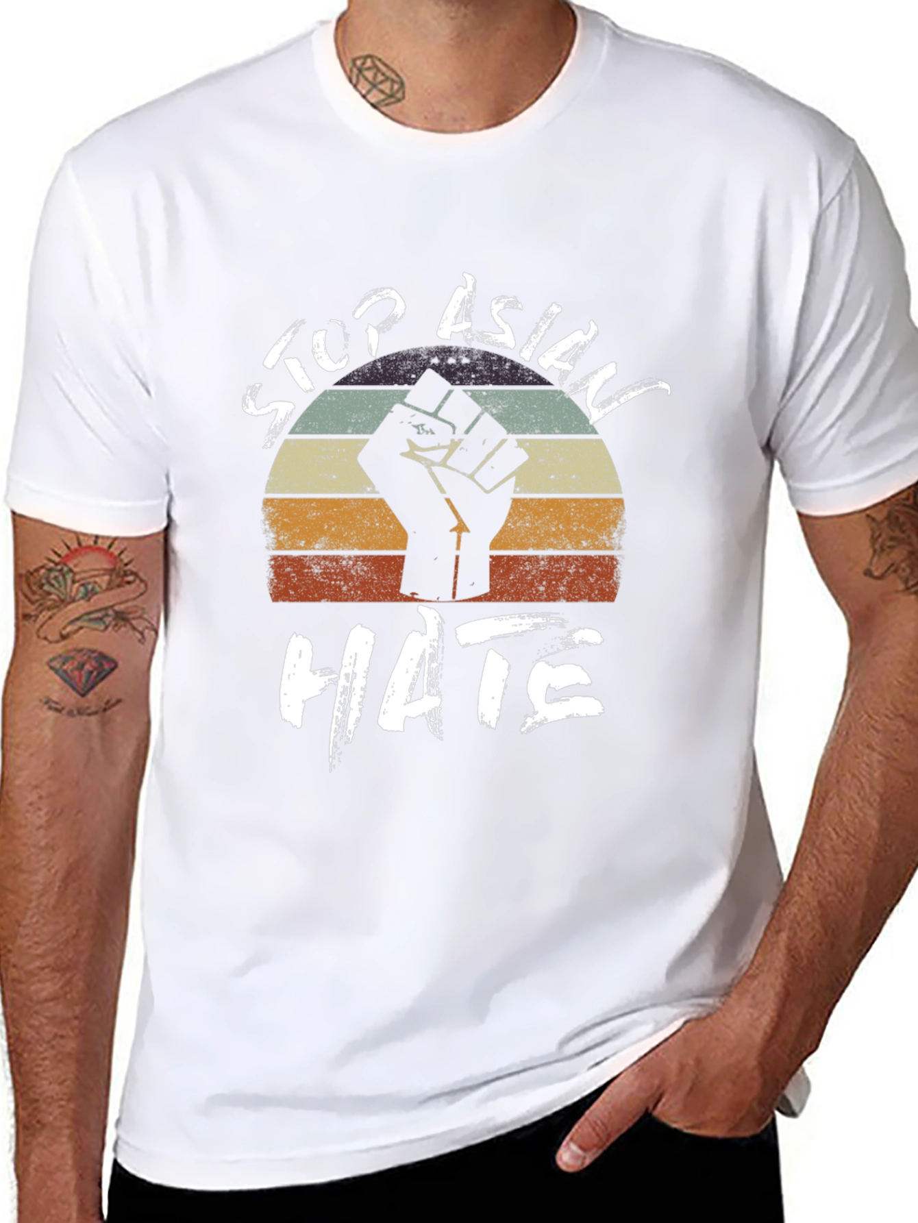 Stop Asian Hate T-Shirt - Equality Justice Awareness