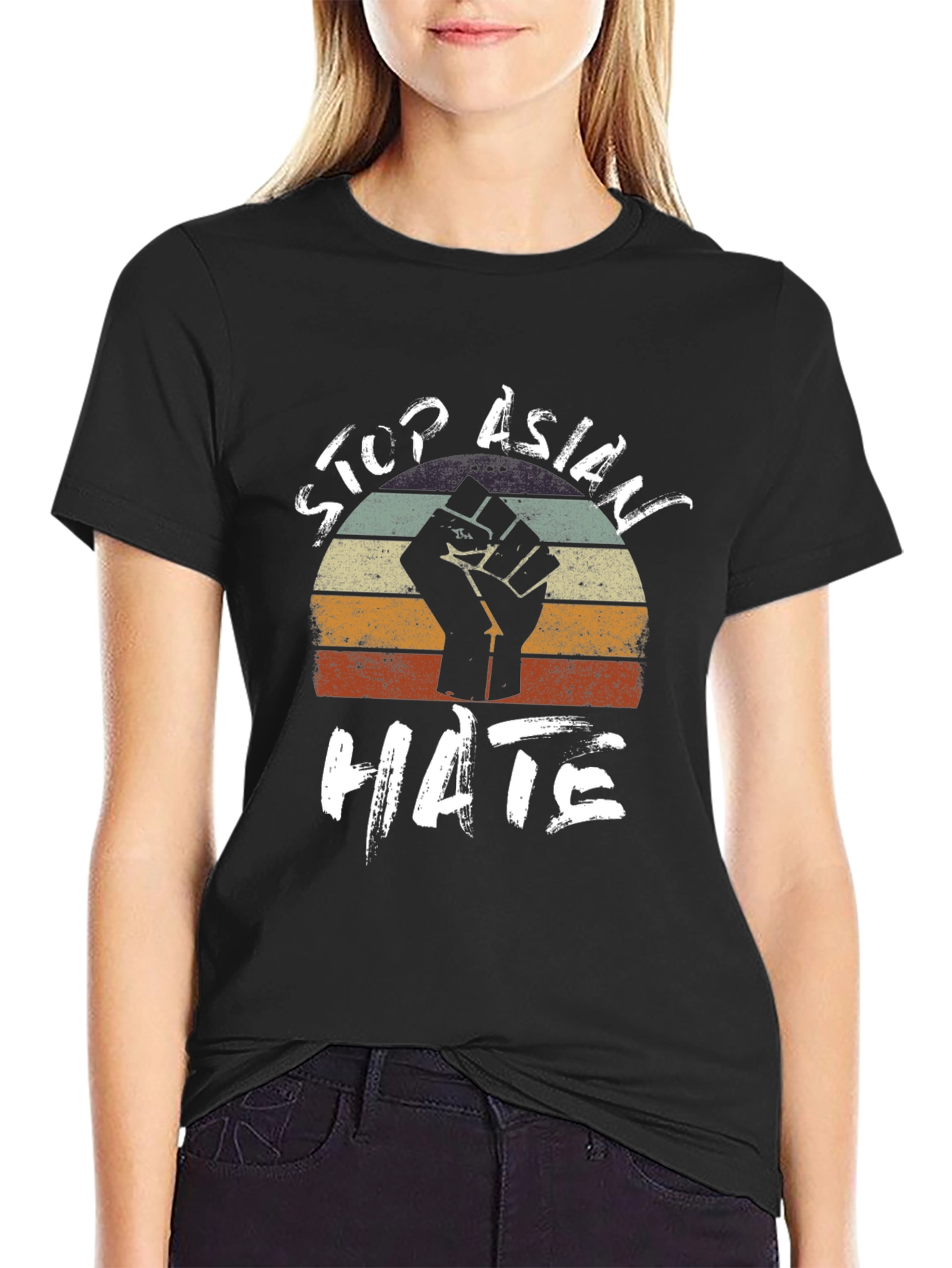 Stop Asian Hate T-Shirt - Equality Justice Awareness
