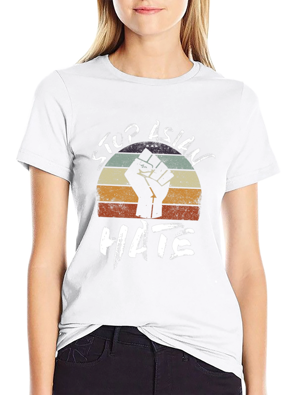 Stop Asian Hate T-Shirt - Equality Justice Awareness