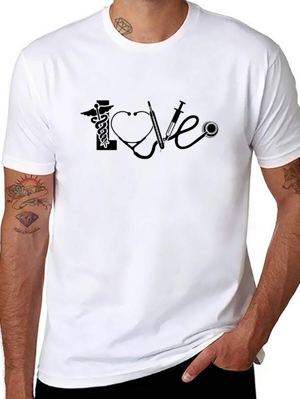 Medical Love T-Shirt - Black