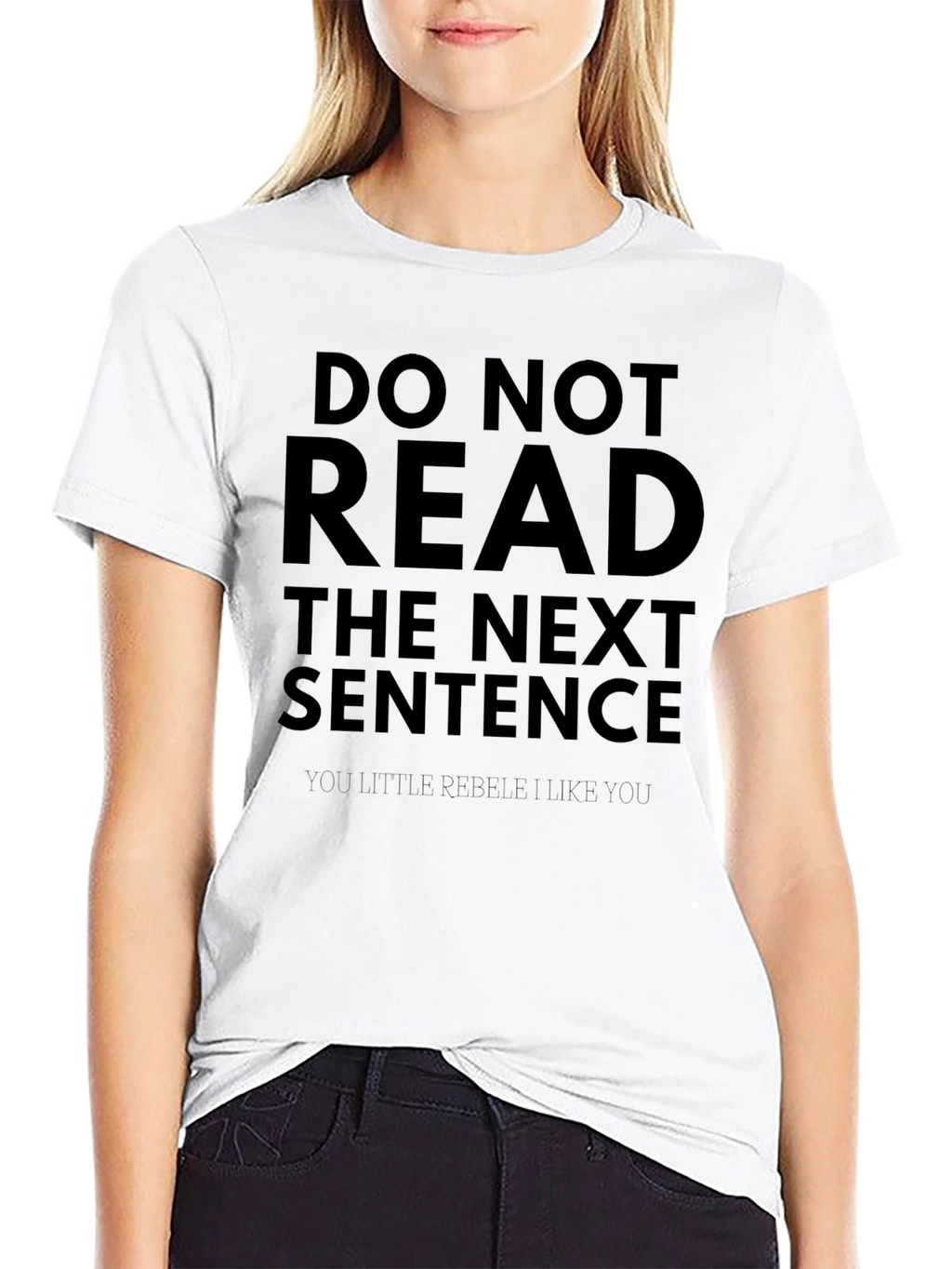 Funny Do Not Read Graphic Tee - Soft Cotton