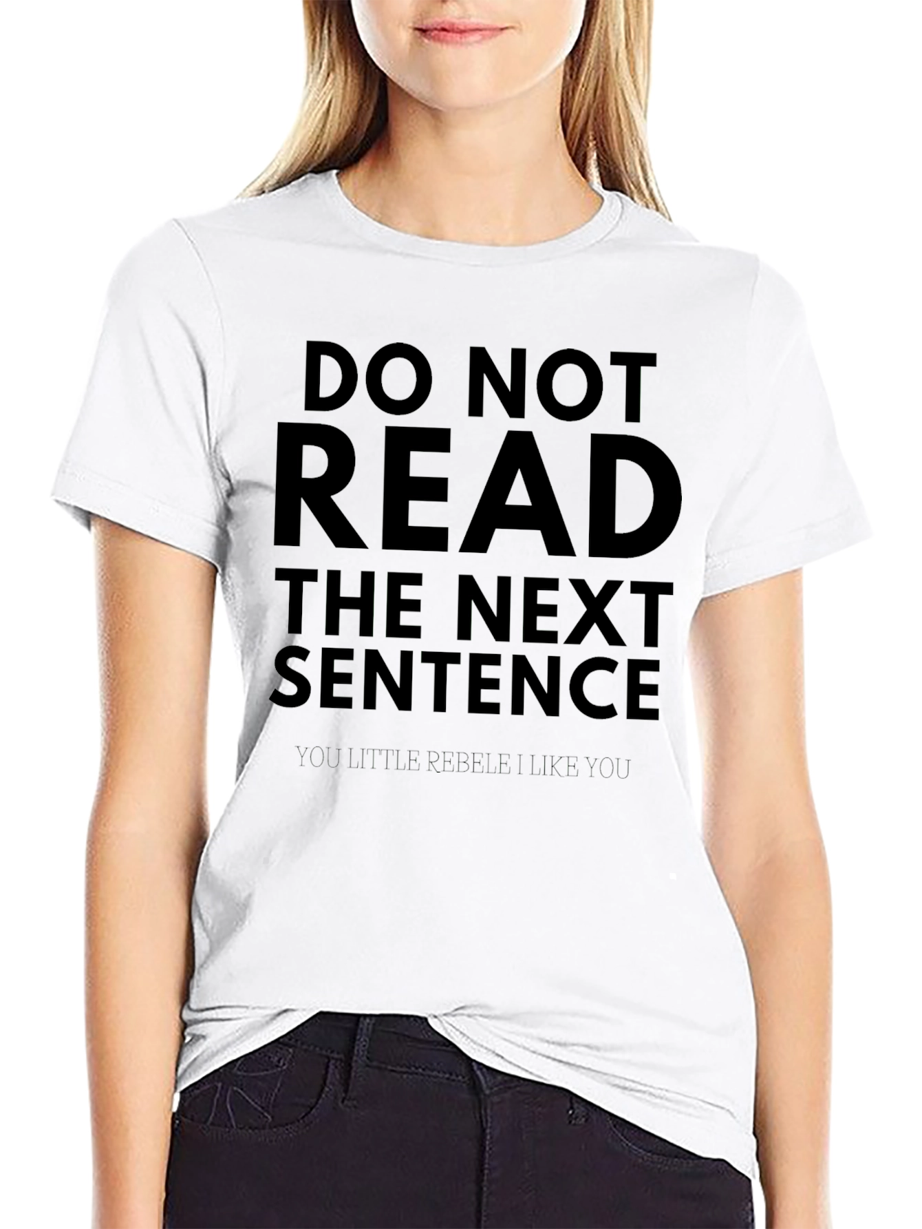 Funny Do Not Read Graphic Tee - Soft Cotton