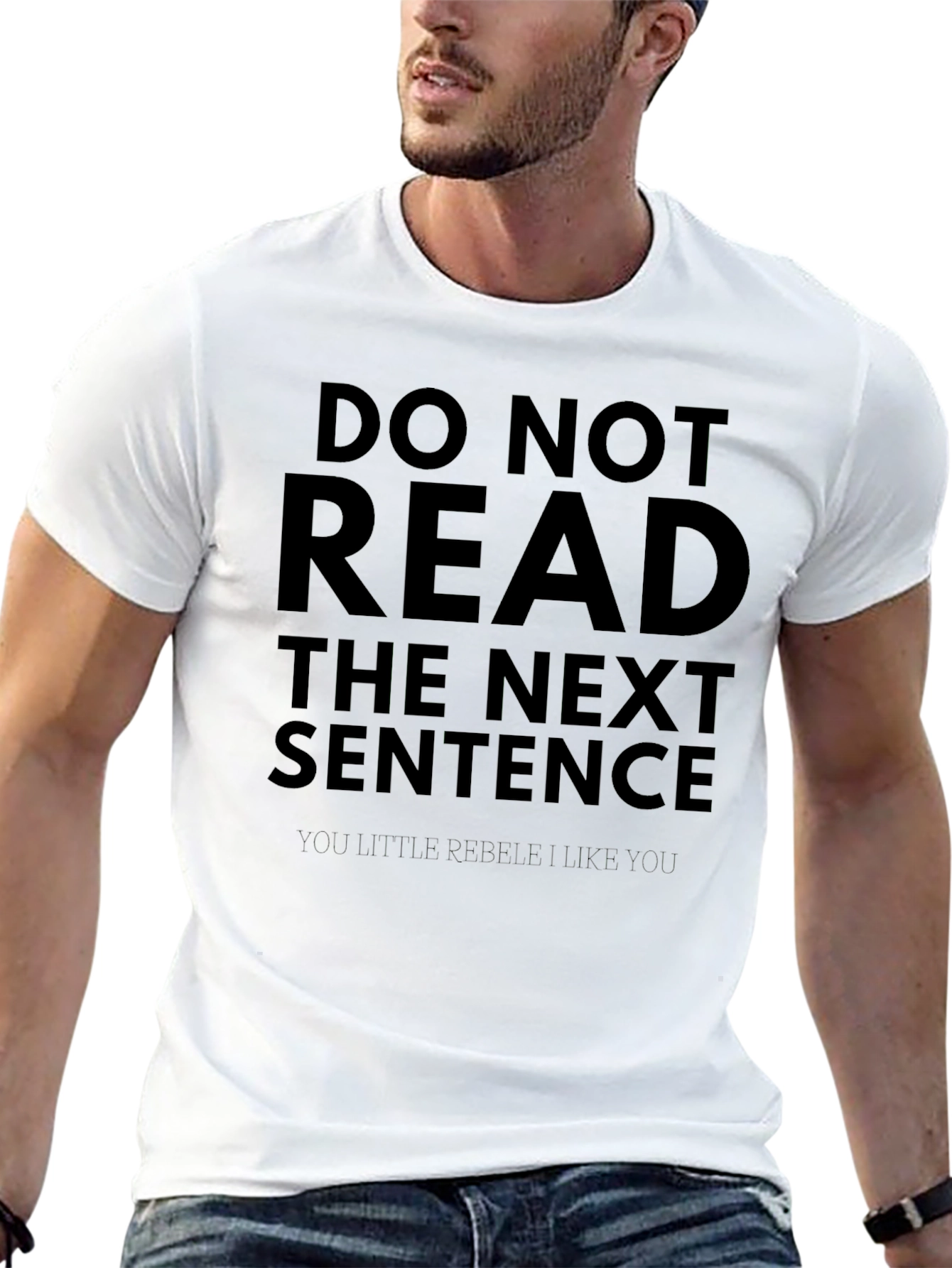 Funny Do Not Read Graphic Tee - Soft Cotton