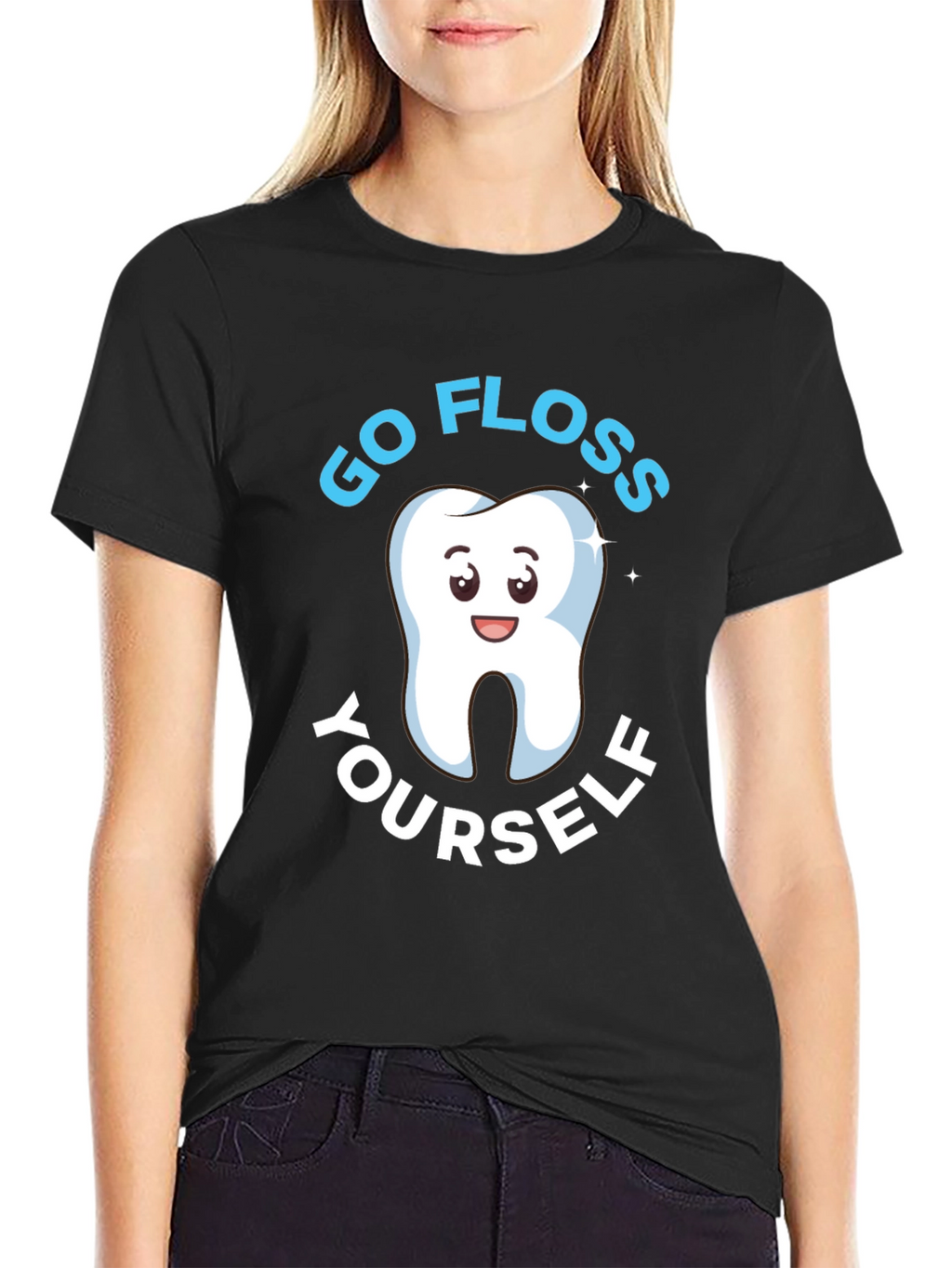 Go Floss Yourself Dental Humor T-Shirt