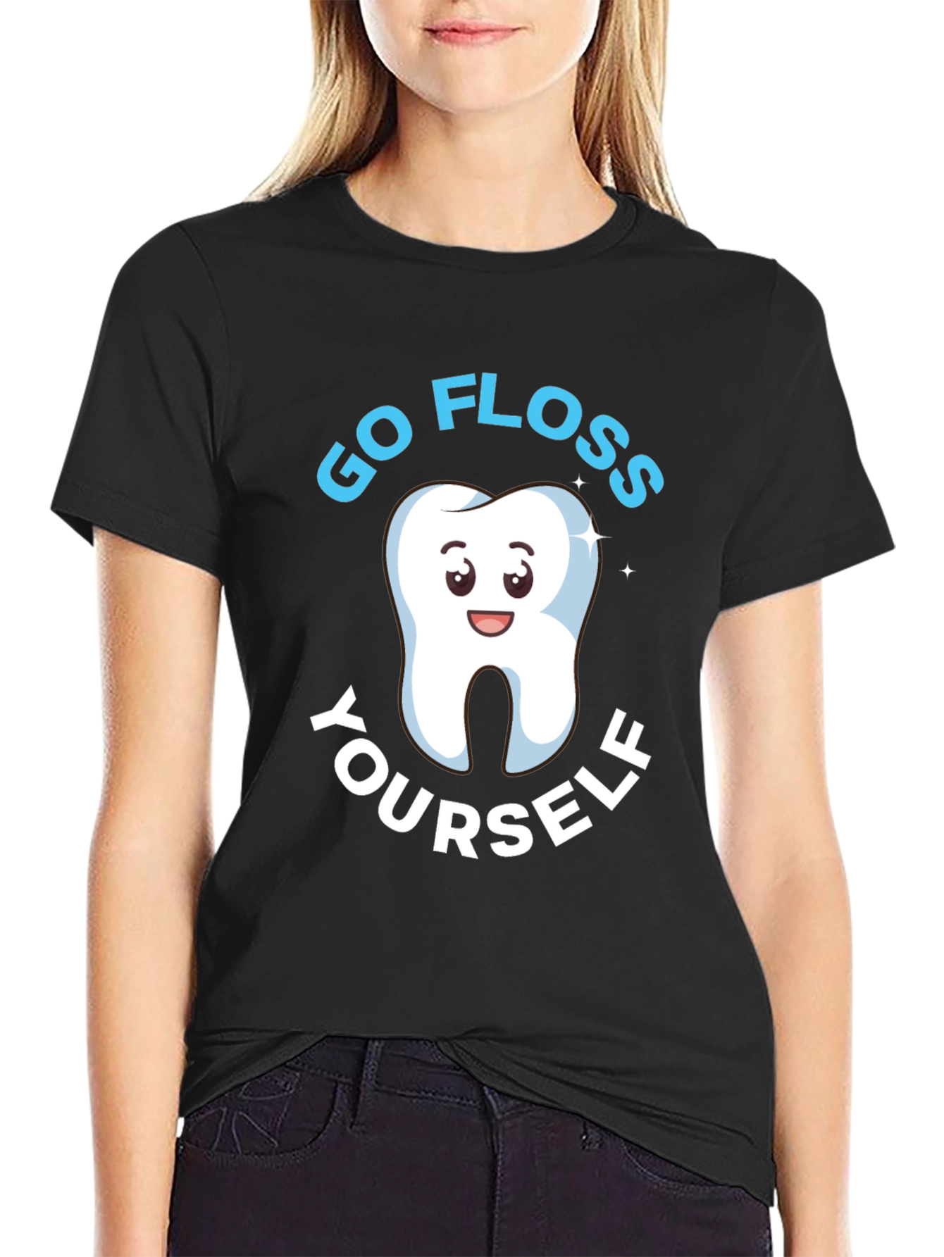 Go Floss Yourself Dental Humor T-Shirt