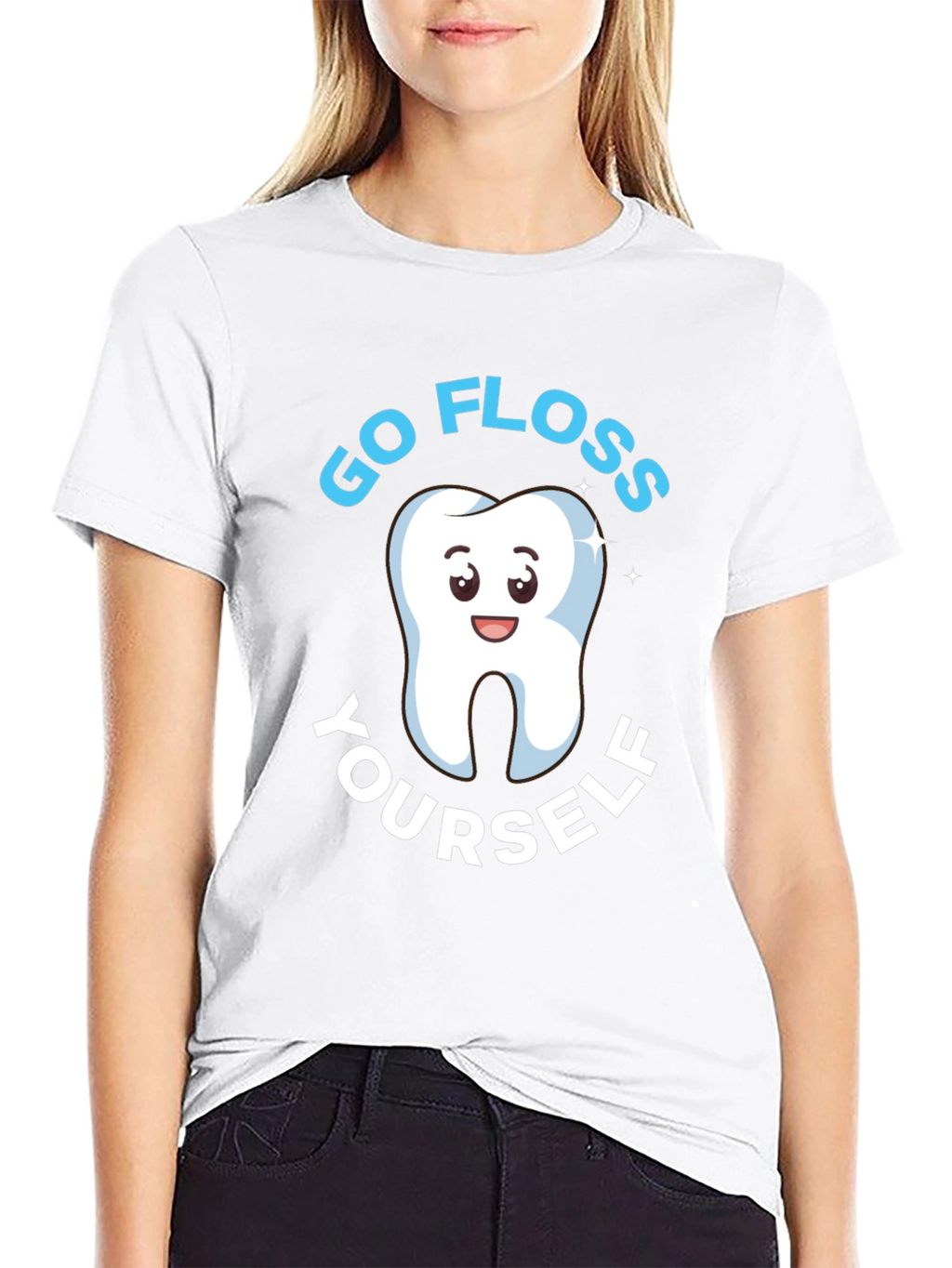 Go Floss Yourself Dental Humor T-Shirt