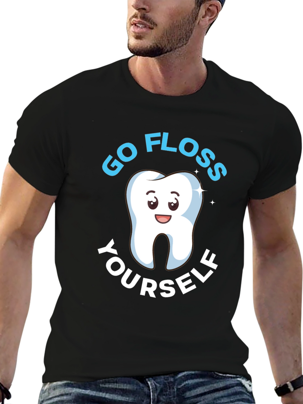 Go Floss Yourself Dental Humor T-Shirt