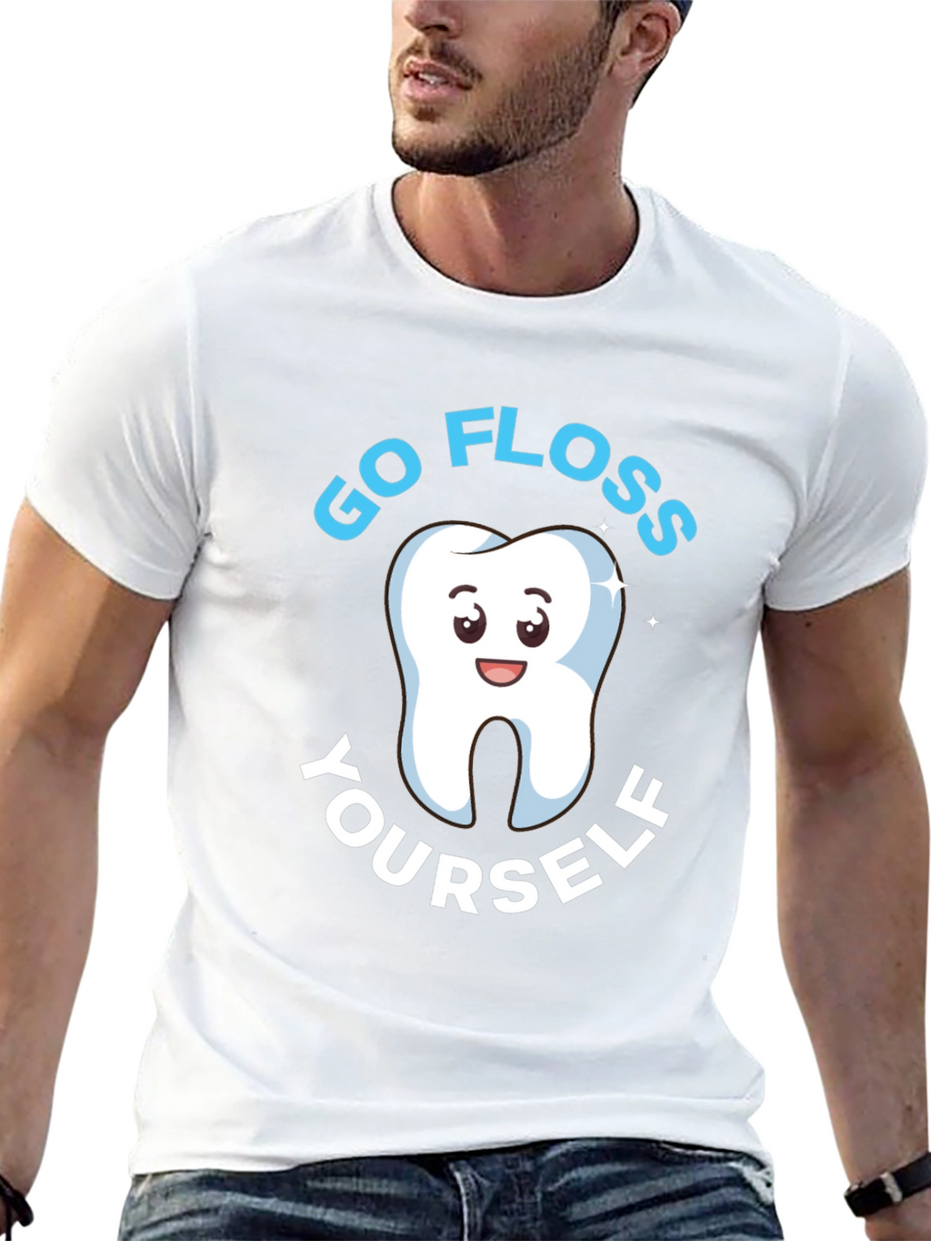 Go Floss Yourself Dental Humor T-Shirt