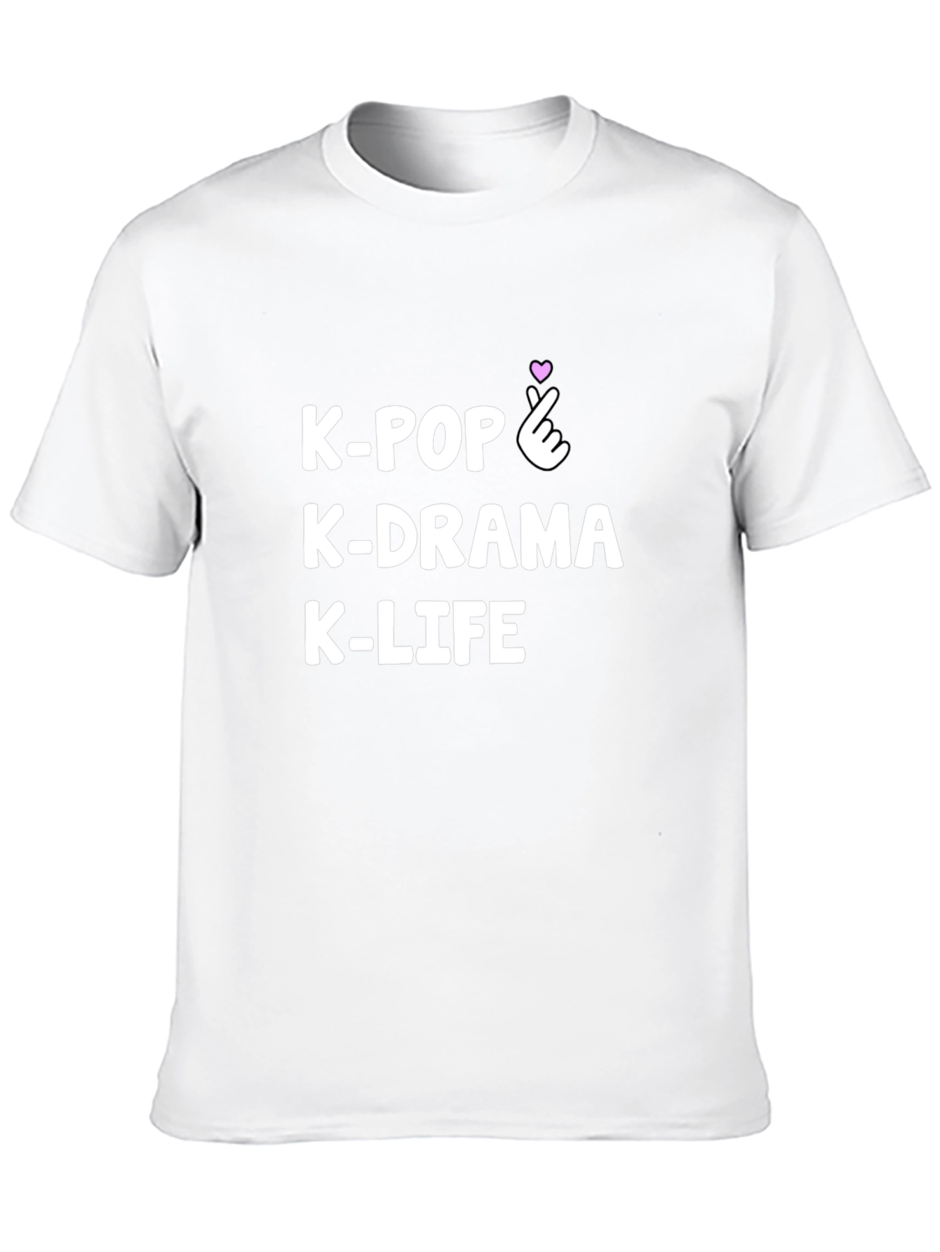 K-Pop K-Drama K-Life Black Graphic Tee