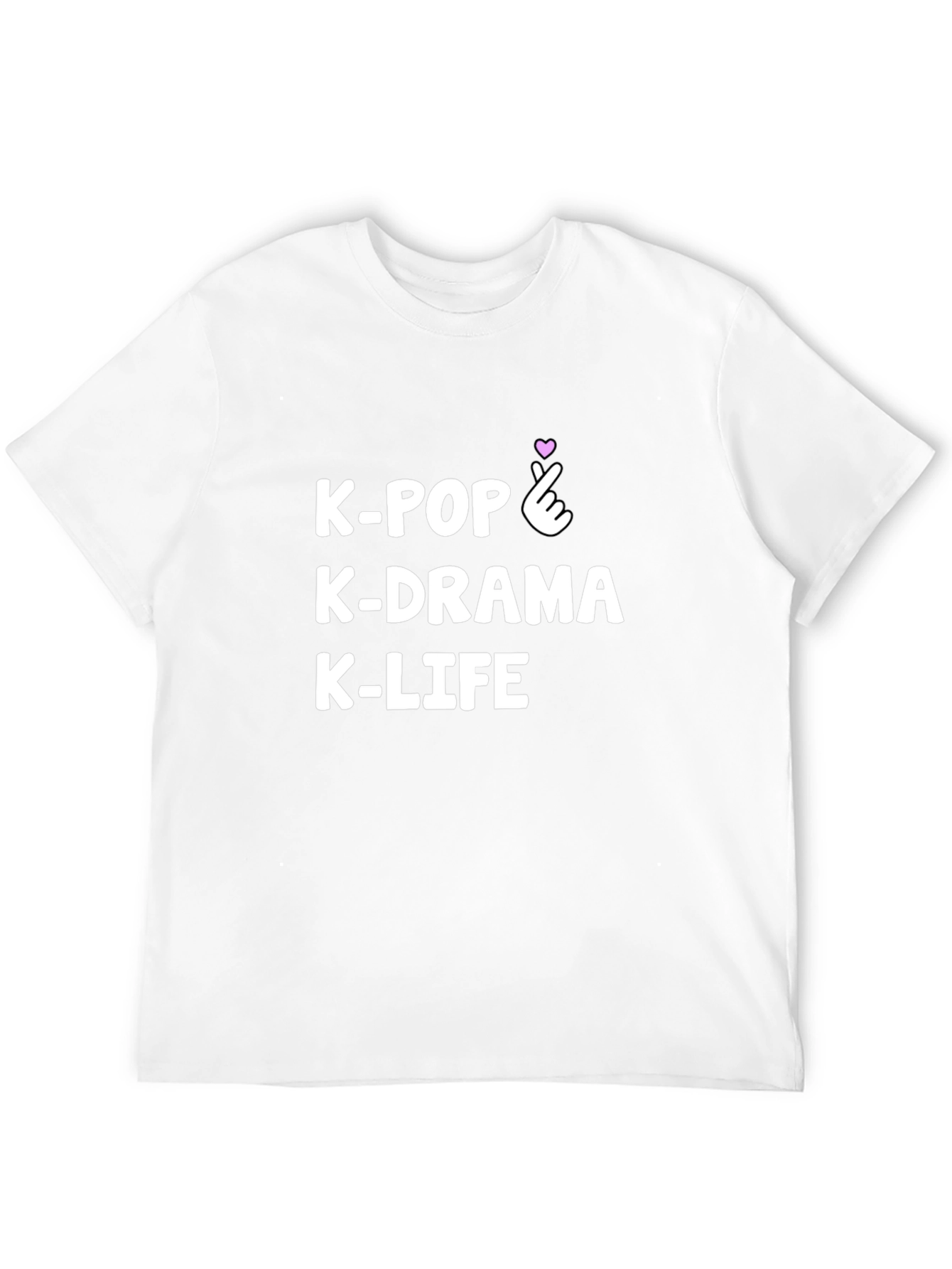 K-Pop K-Drama K-Life Black Graphic Tee