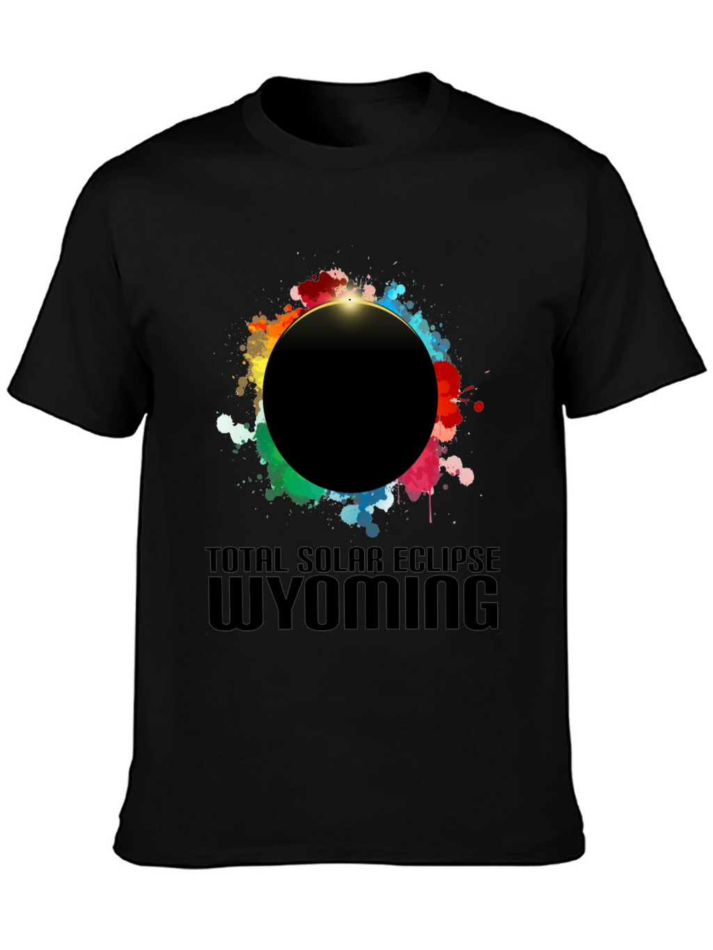 Total Solar Eclipse Wyoming Graphic Tee