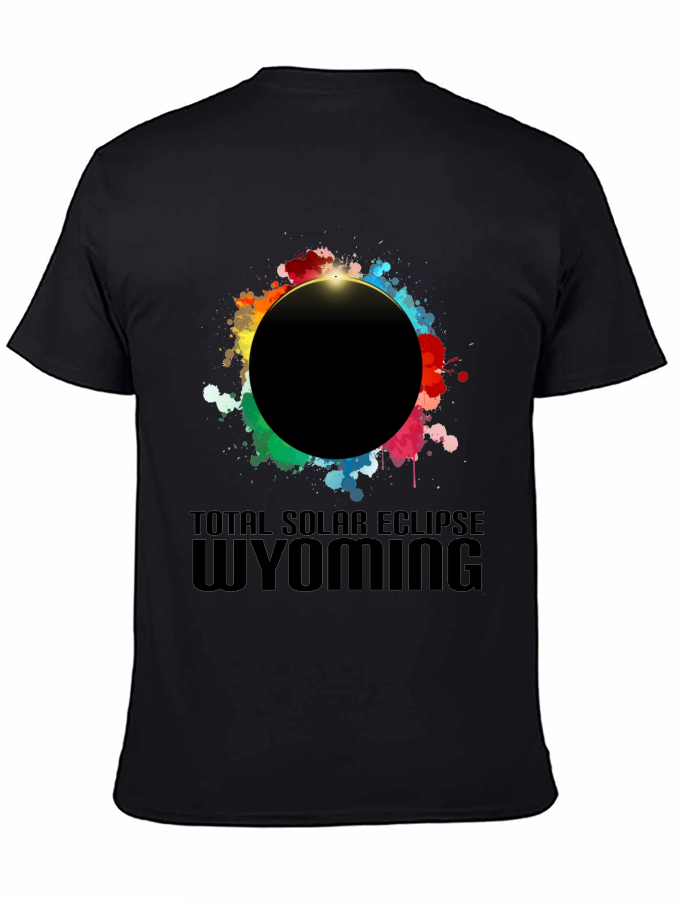 Total Solar Eclipse Wyoming Graphic Tee