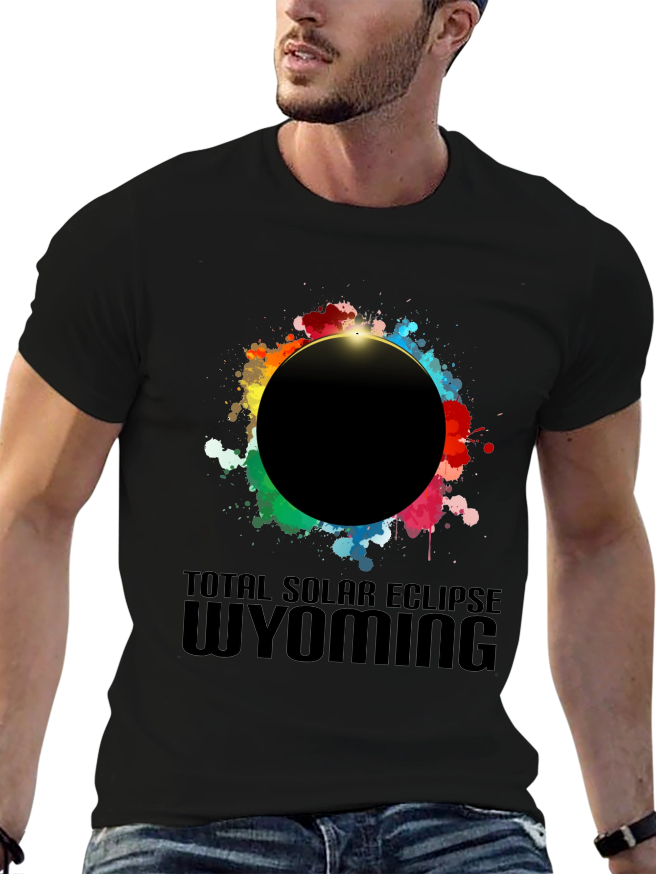 Total Solar Eclipse Wyoming Graphic Tee